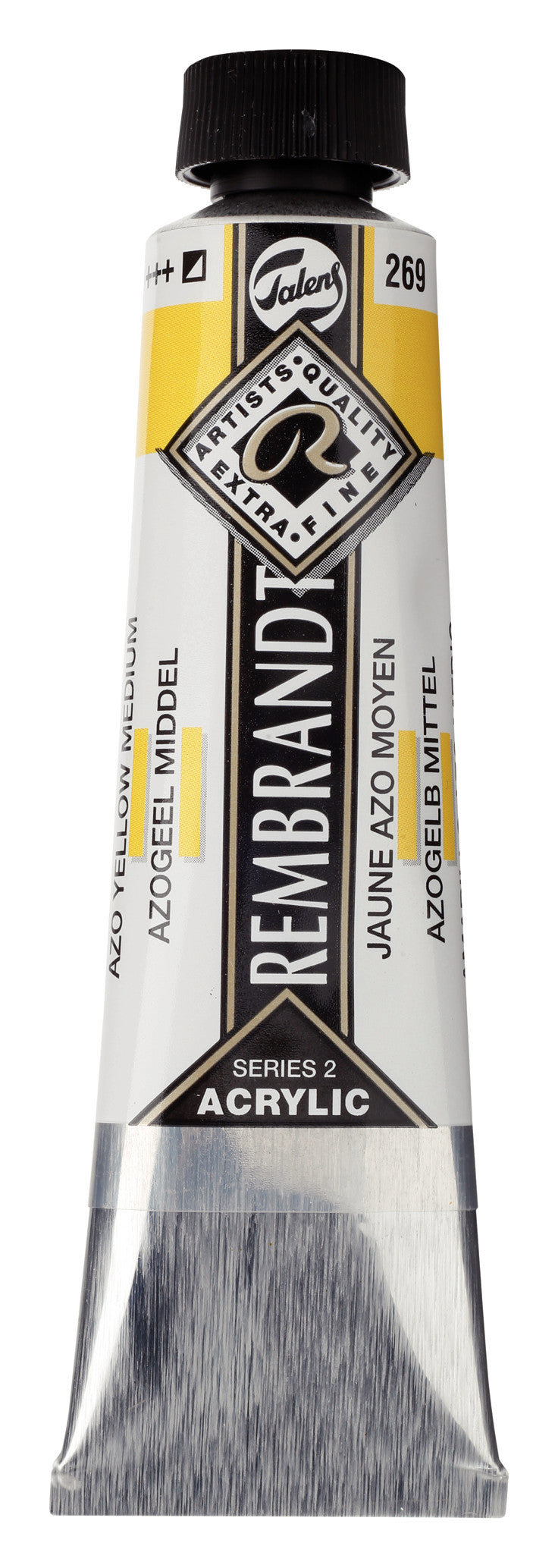 Rembrandt Acrylic Colour Tube 40 ml Azo Yellow Medium