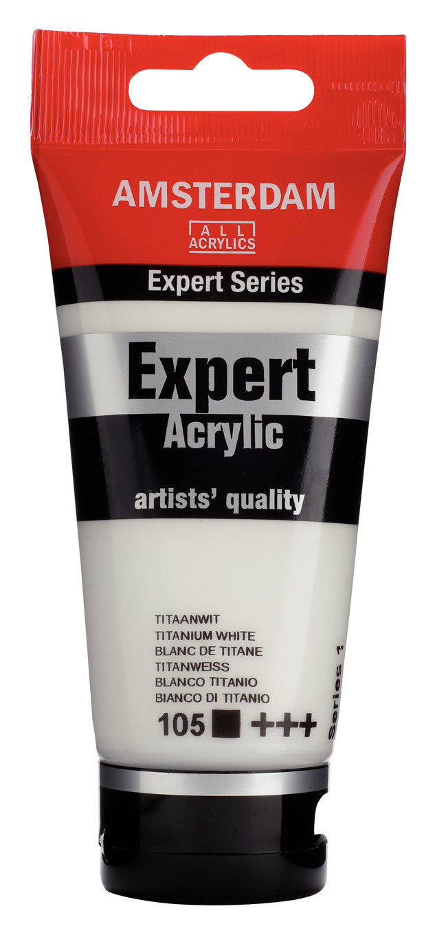 Amsterdam Expert Series Acrylic Tube 75 ml Titanium White