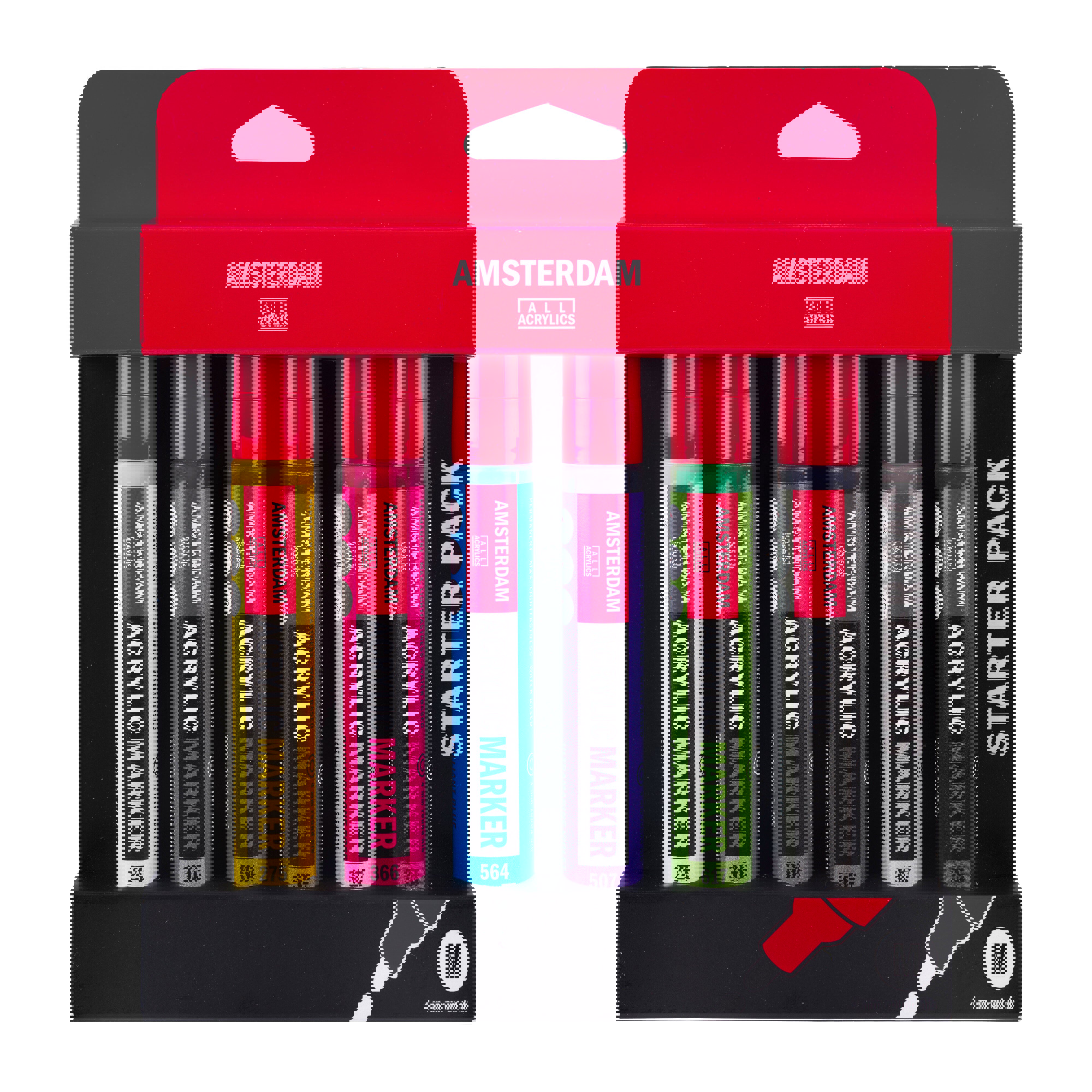 Amsterdam Acrylic marker starter set | 6 colors Basic
