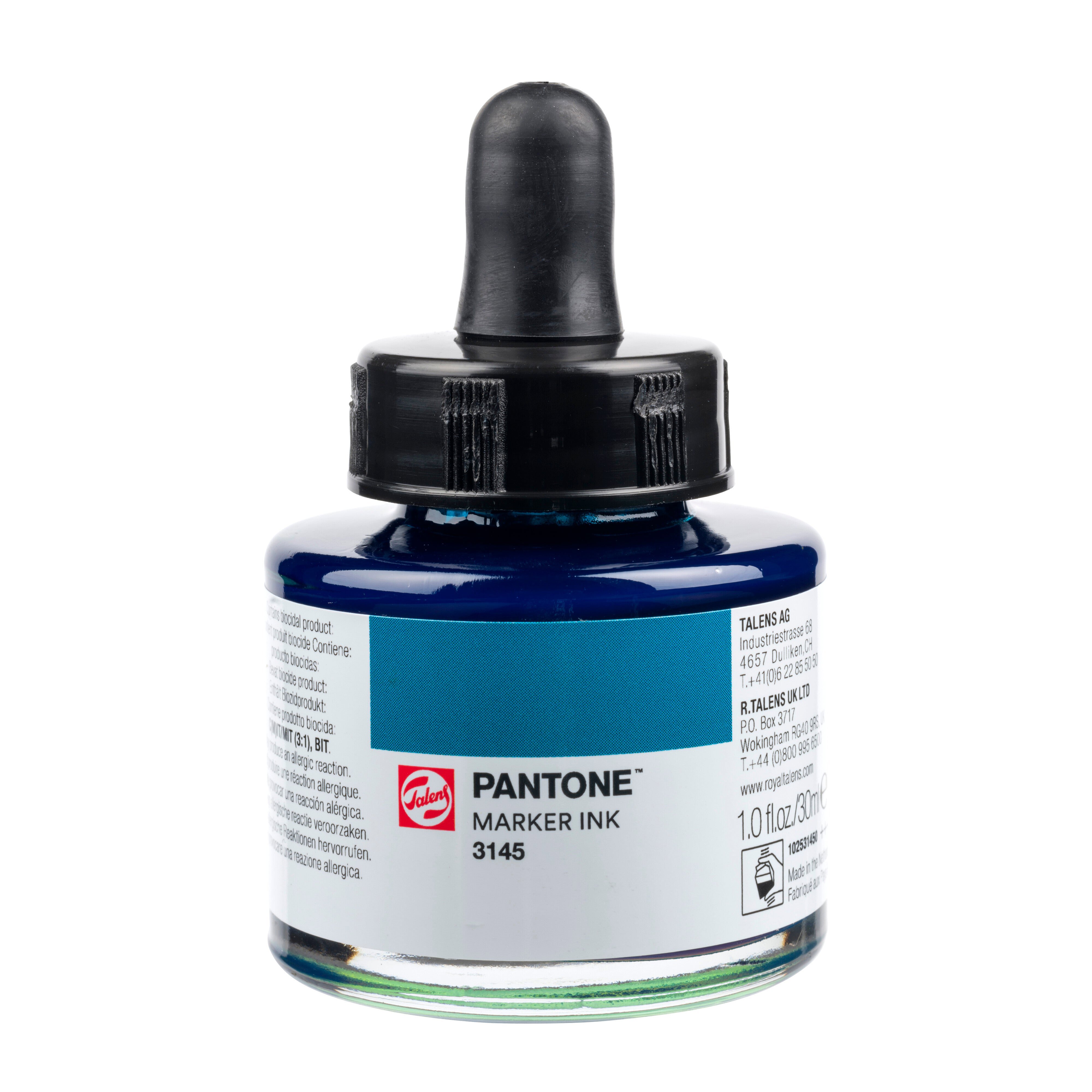 Talens Pantone Marker Ink 30ml Deep Turquoise