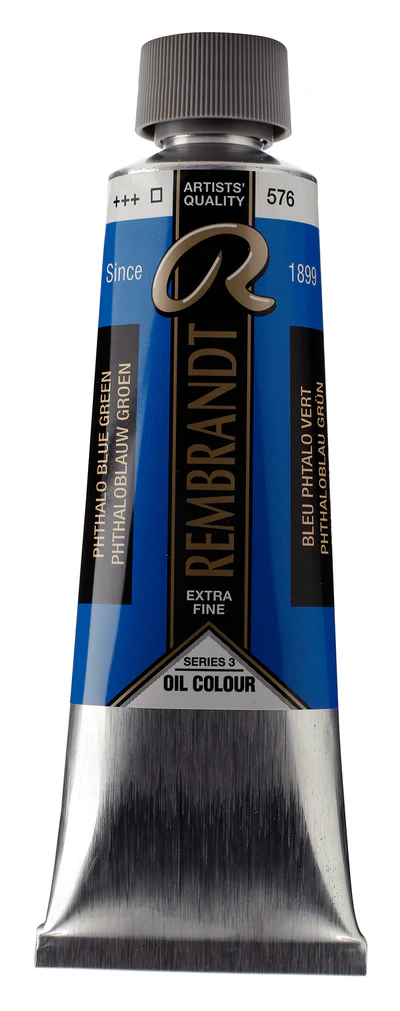 Rembrandt Oil Colour Tube 150 ml Phthalo Blue Greenish