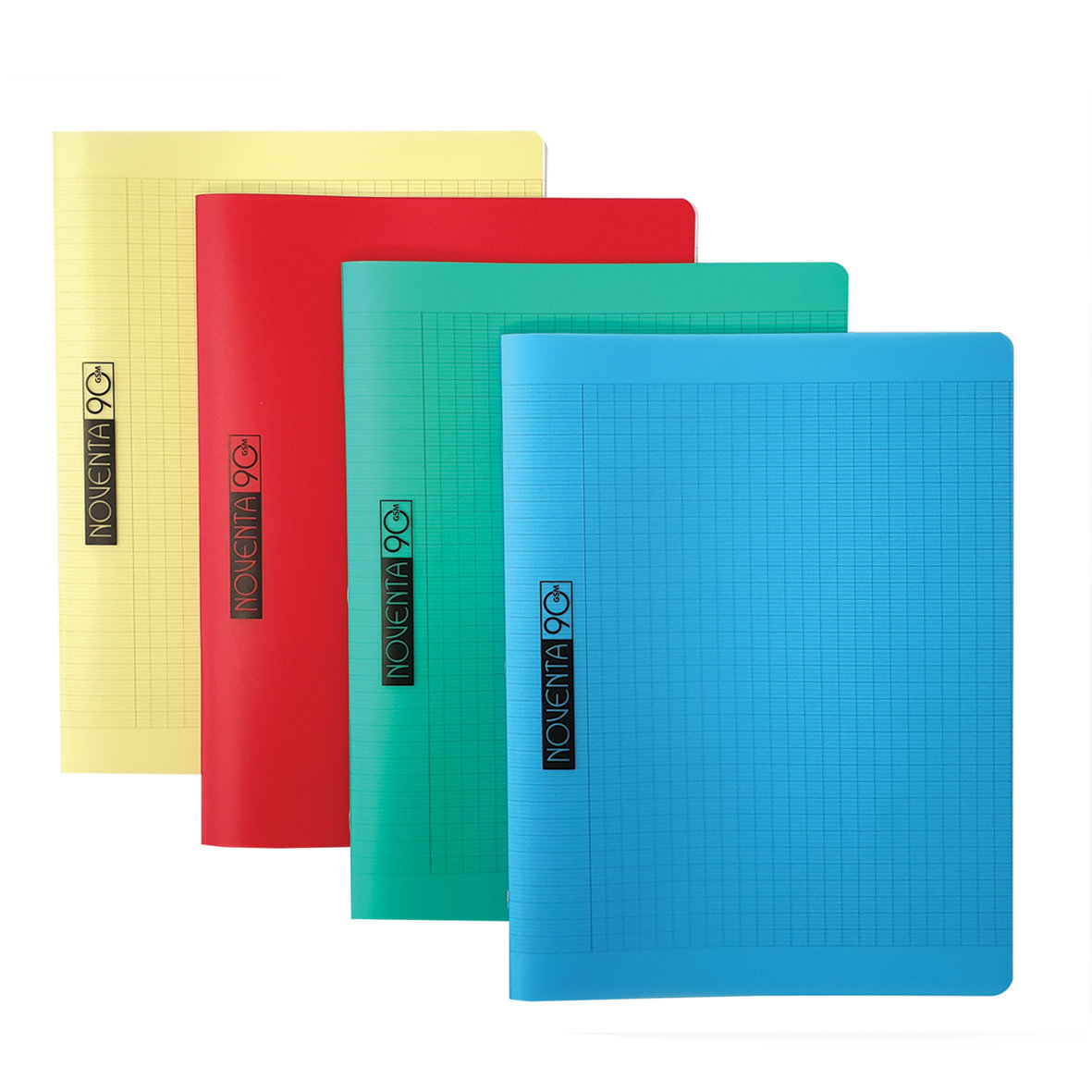 NOVENTA 90 GSM COPYBOOKS College Book Seyes, 72 Sheets, A4, Left/Right Opening, Assorted