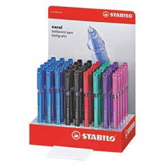 828M45 EXCEL ballpoint Medium Display 45 Pcs