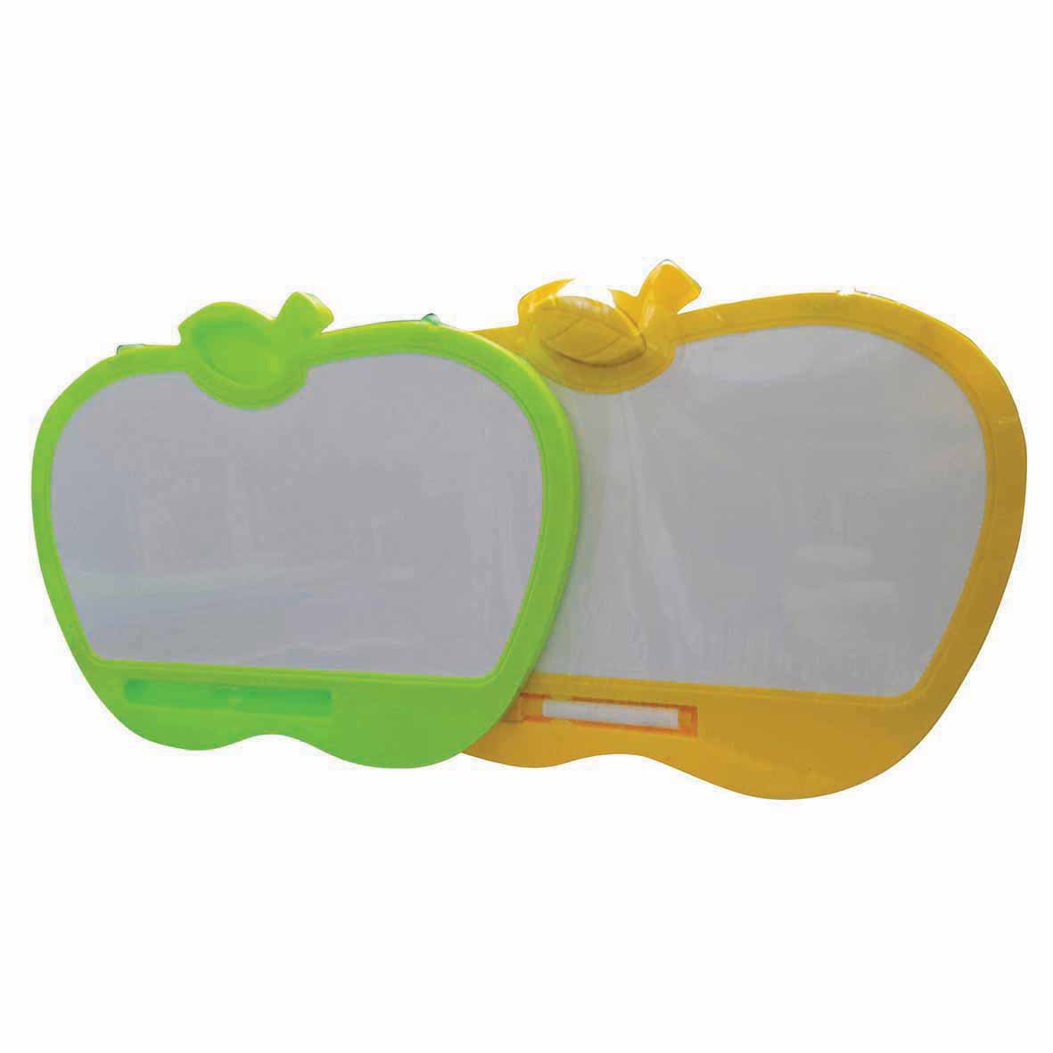 White/Black board APPLE shape magnetic 24x33cm