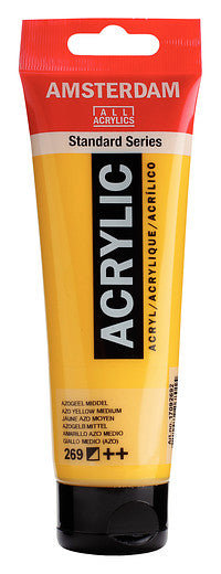 Amsterdam Standard Series Acrylic Tube 120 ml Azo Yellow Medium