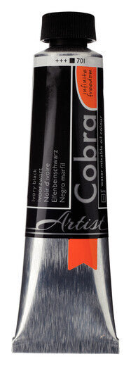 Cobra Artist Oil Colour Tube 40 ml B Ivory Black