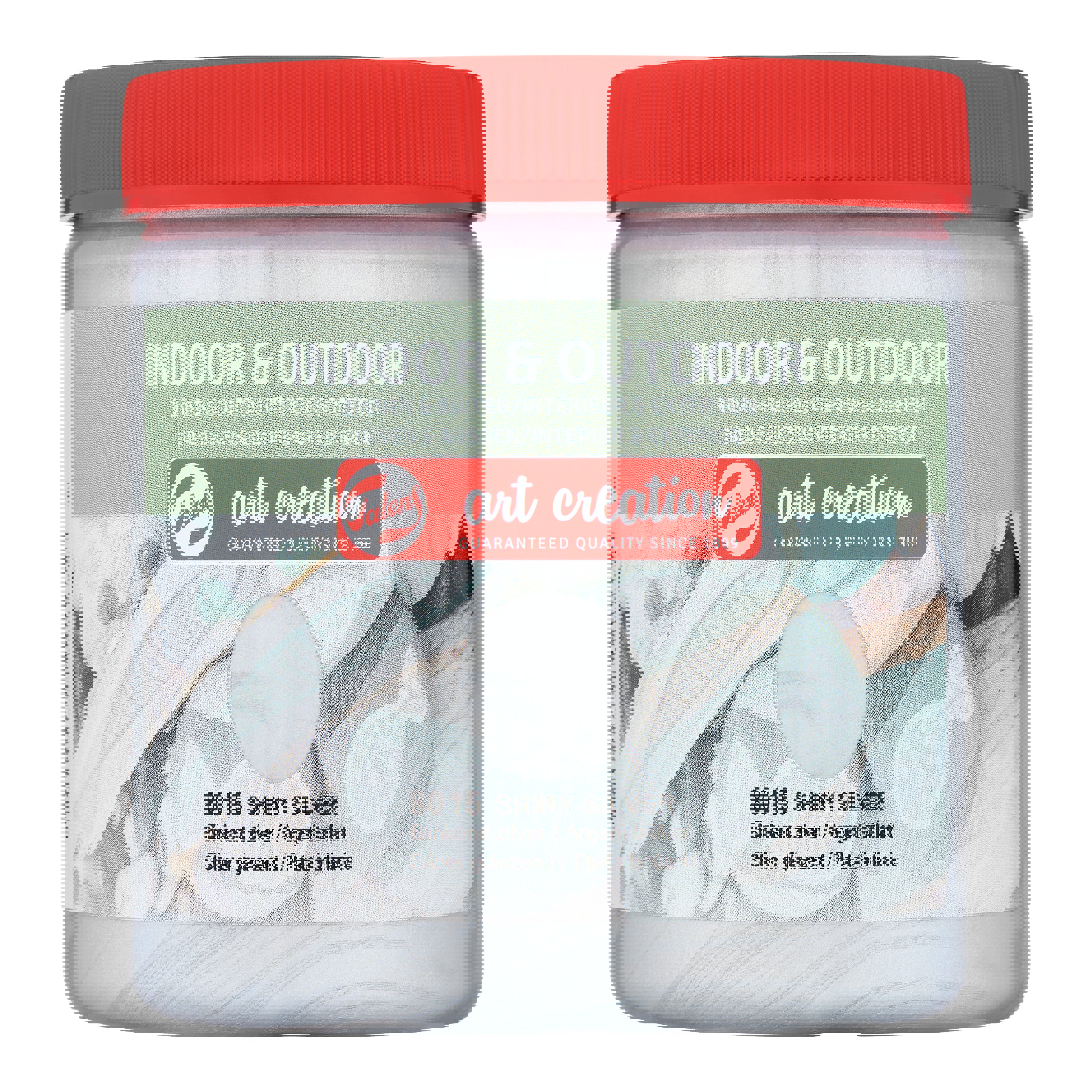 Talens Art Creation Indoor & Outdoor Jar 250 ml Shiny Silver