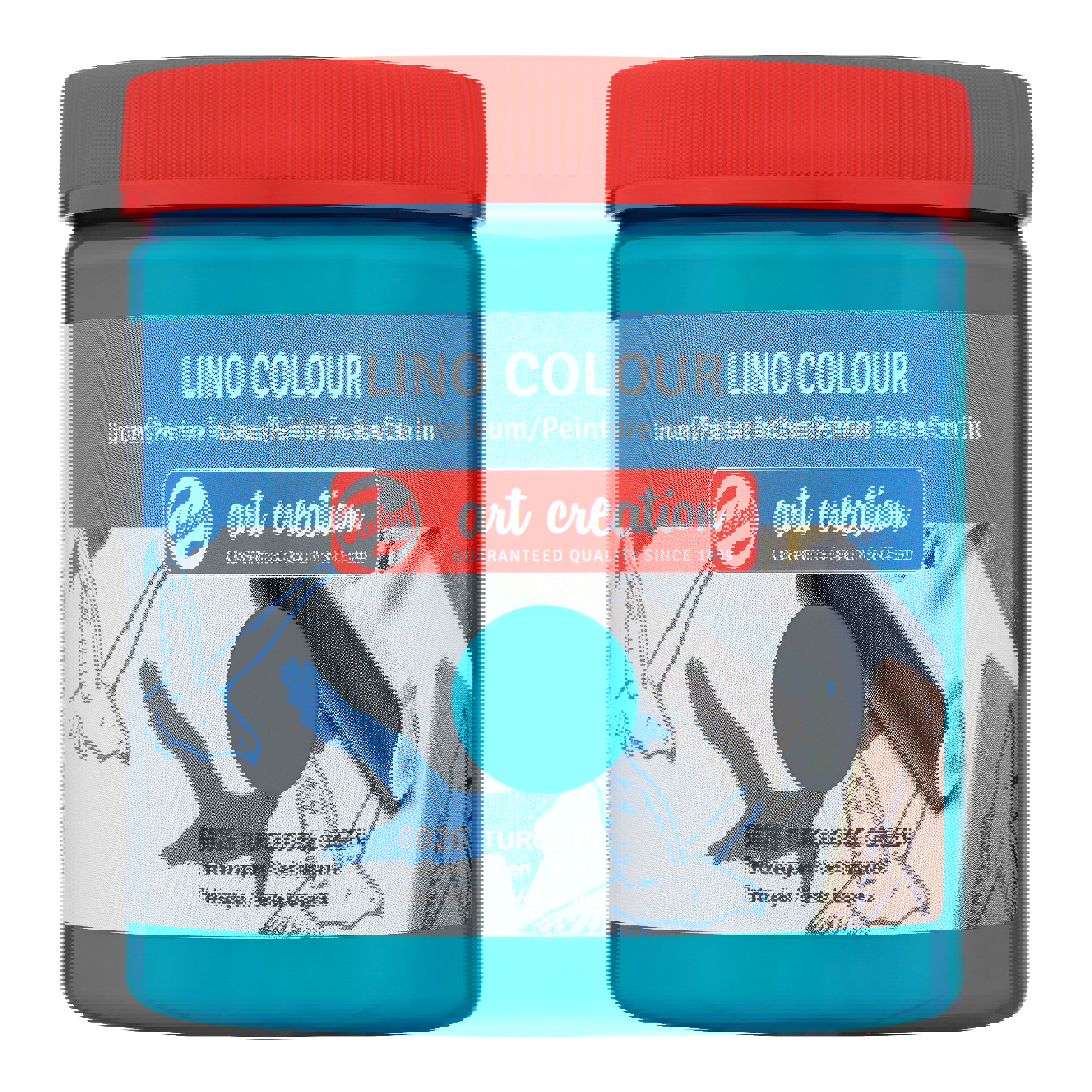 Talens Art Creation Lino Colour Jar 250 ml Turquoise Green
