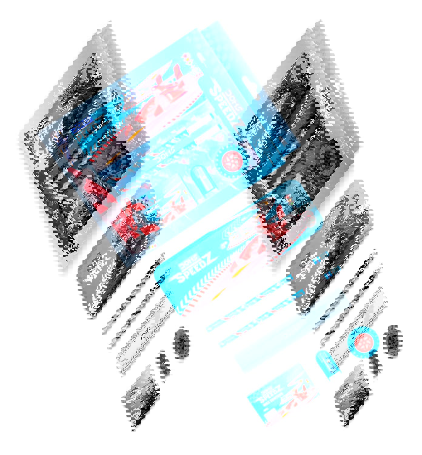 DOMS SPEEDZ stationery kit in Tin Box