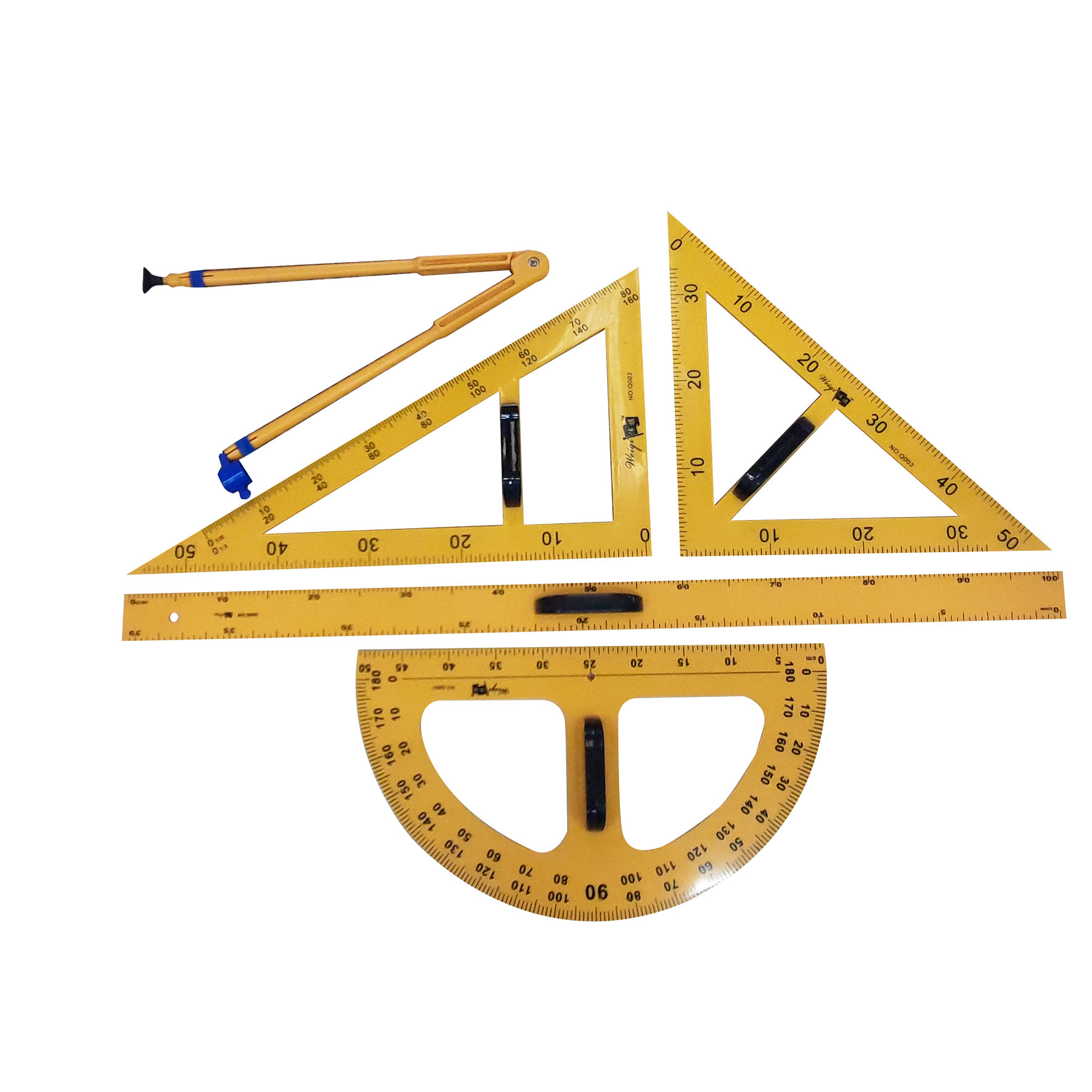Geometrical Set for Boards 5 Pcs magnetic