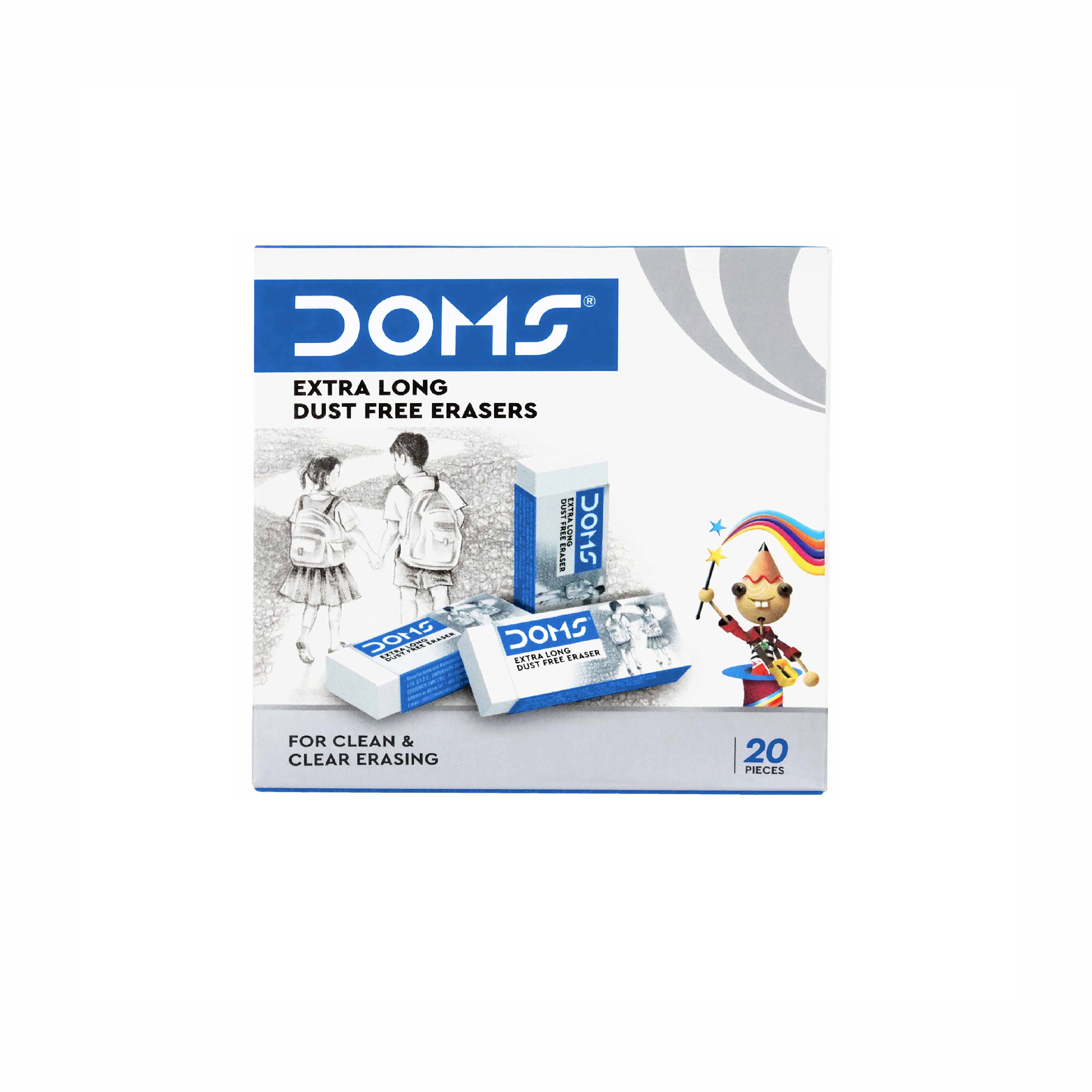 DOMS White Eraser Dust Free XL