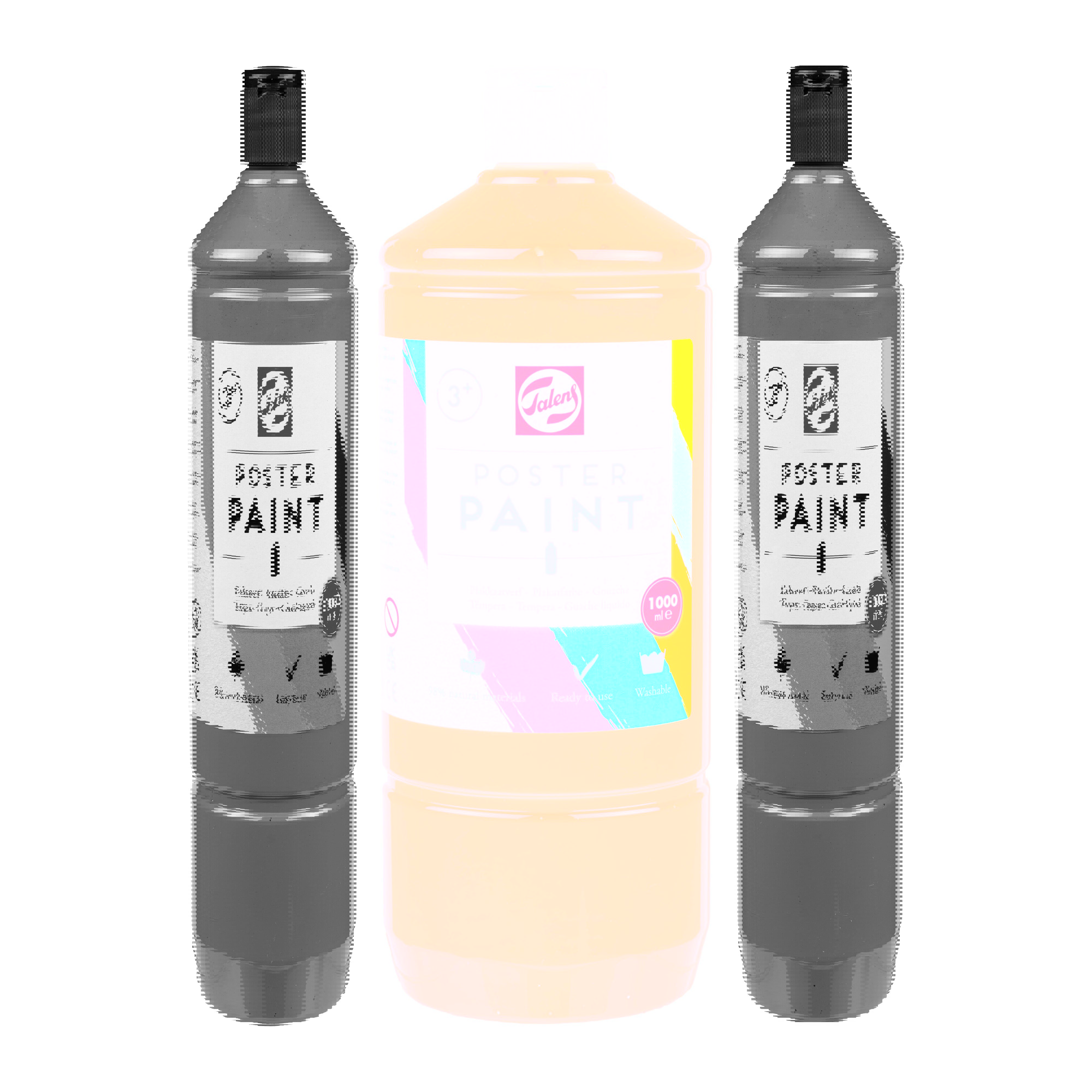 Talens School Colours Bottle 1000 ml Light Brown