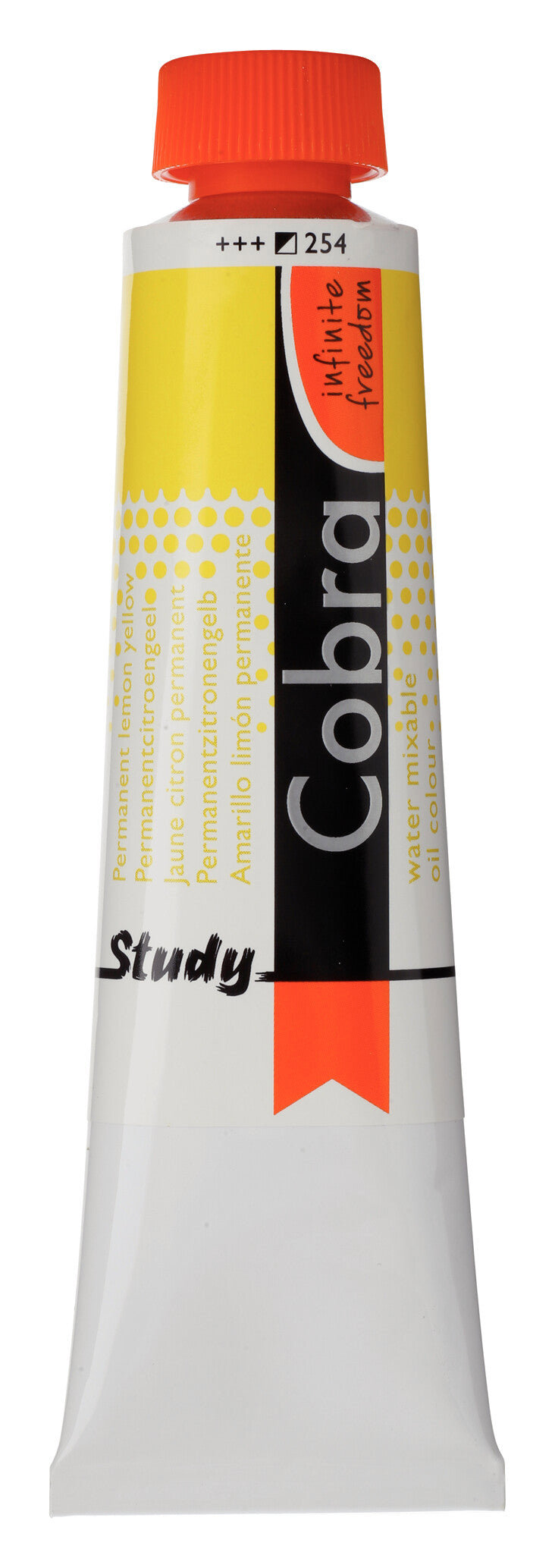 Cobra Study Oil Colour Tube 40 ml Permanent Lemon Yellow