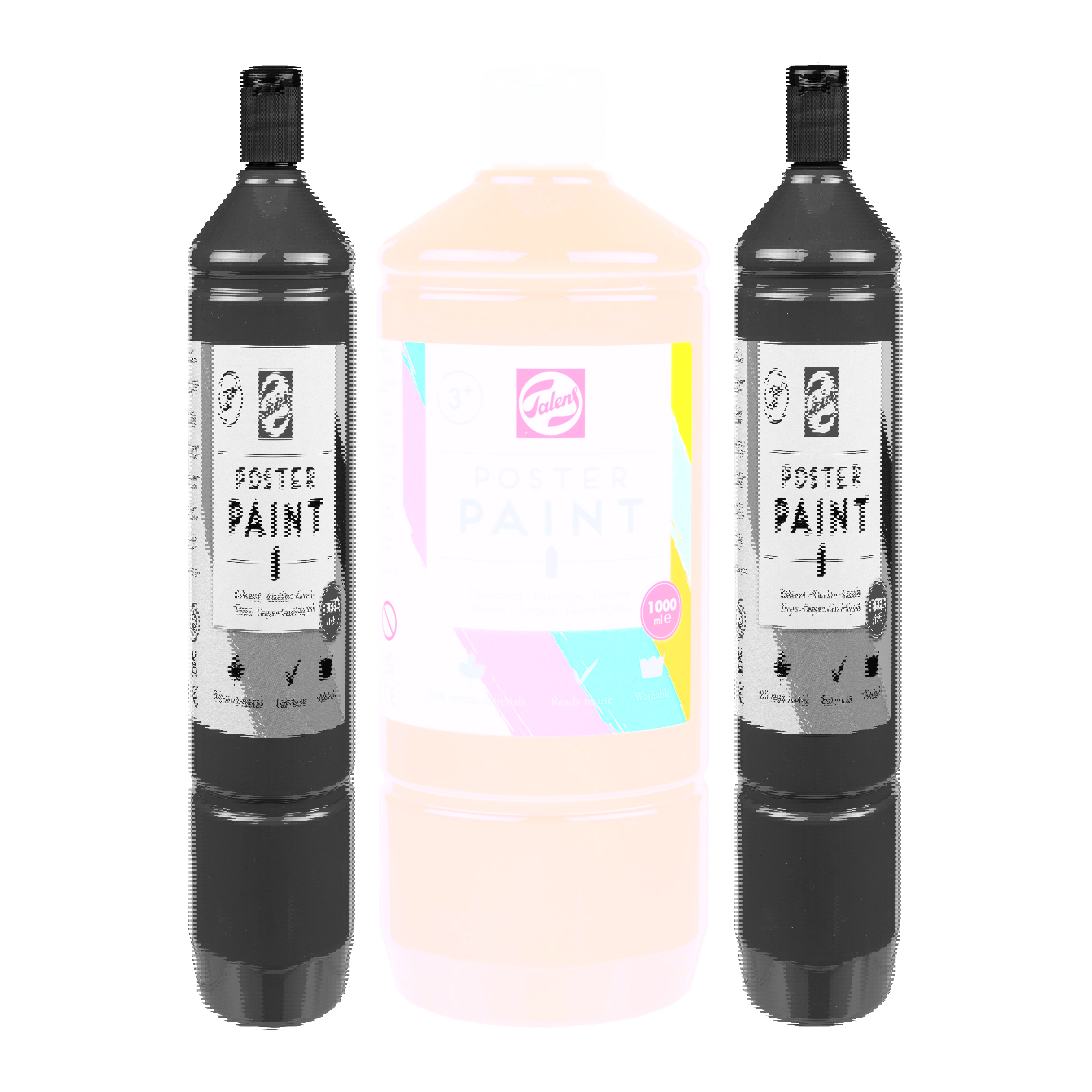 Talens School Colours Bottle 1000 ml Brown