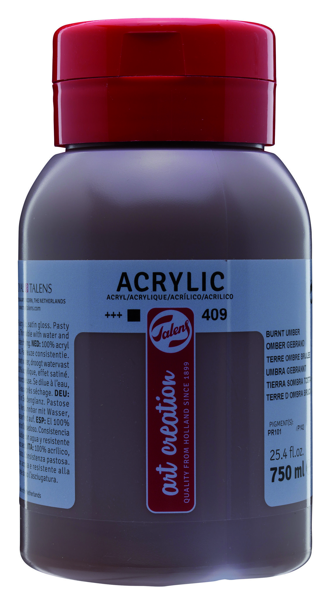 TAC ACRYL 750ML BURNT UMBER