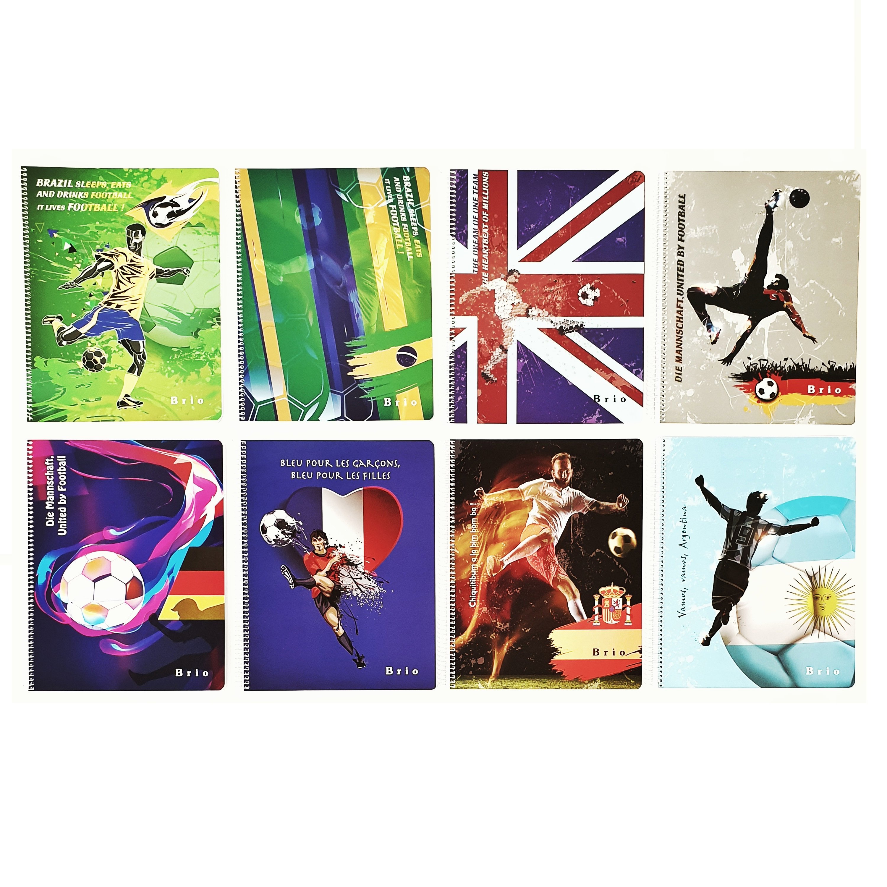 Brio FOOT  5 Sub Laminated Spiral Sey 144sh 60g