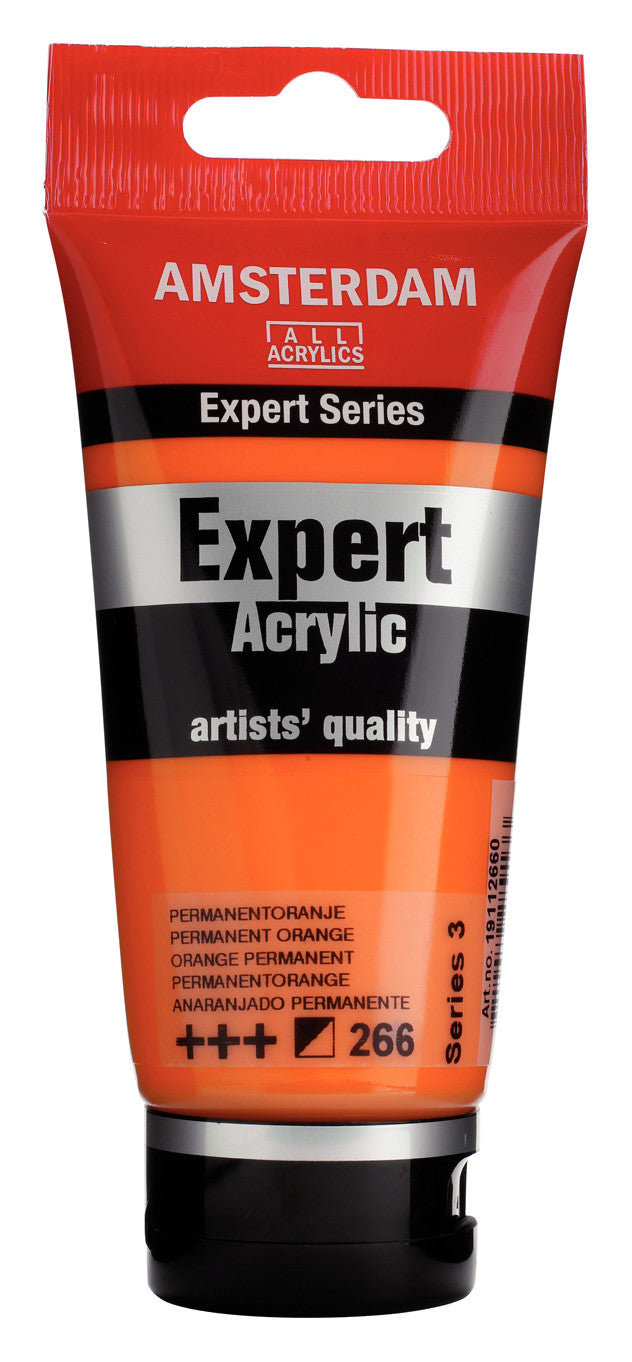 Amsterdam Expert Series Acrylic Tube 75 ml Permanent Orange