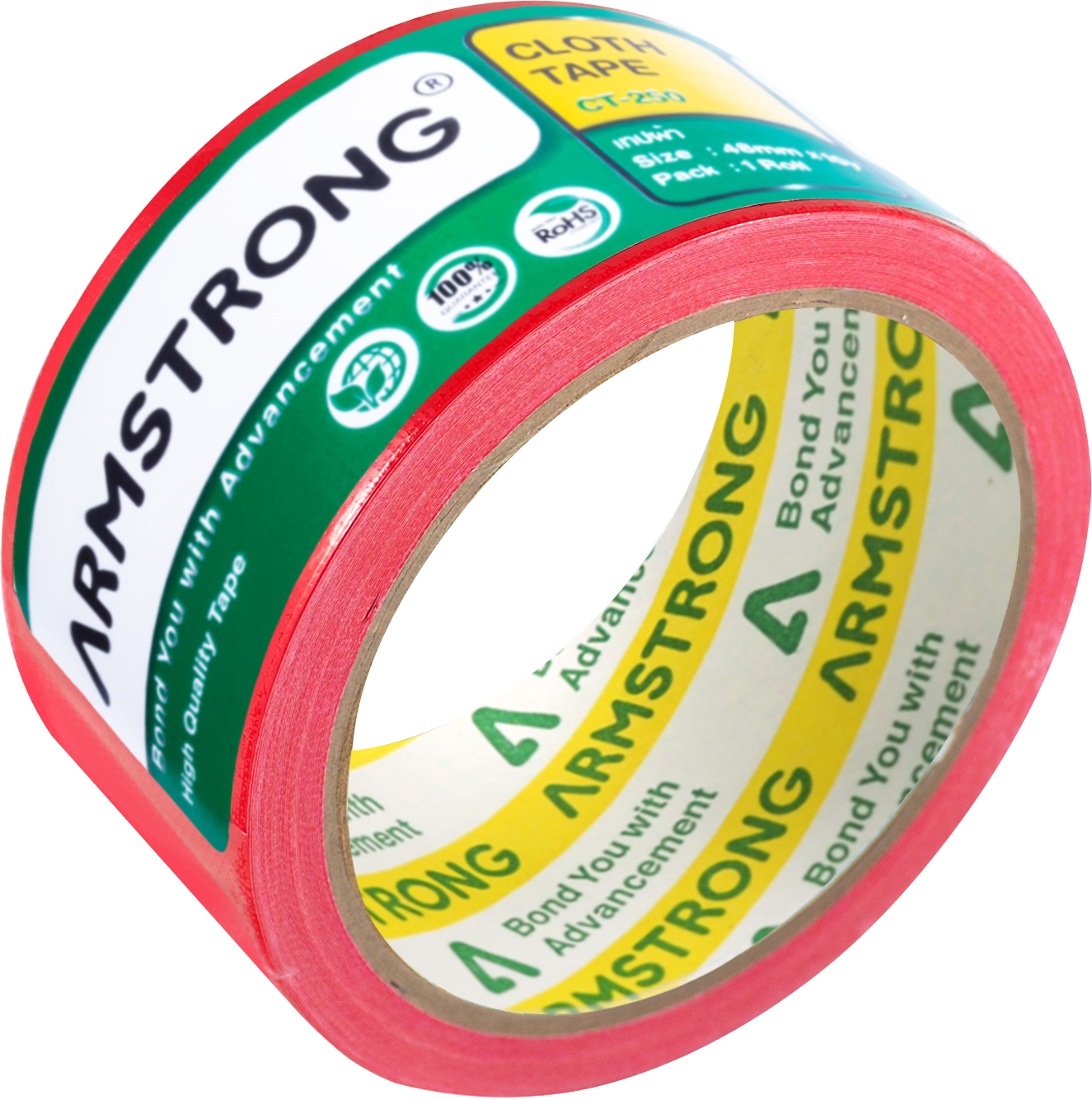 Cloth Tape 70 Mesh 230Mic. 48mmx25Y Red Thumbnail