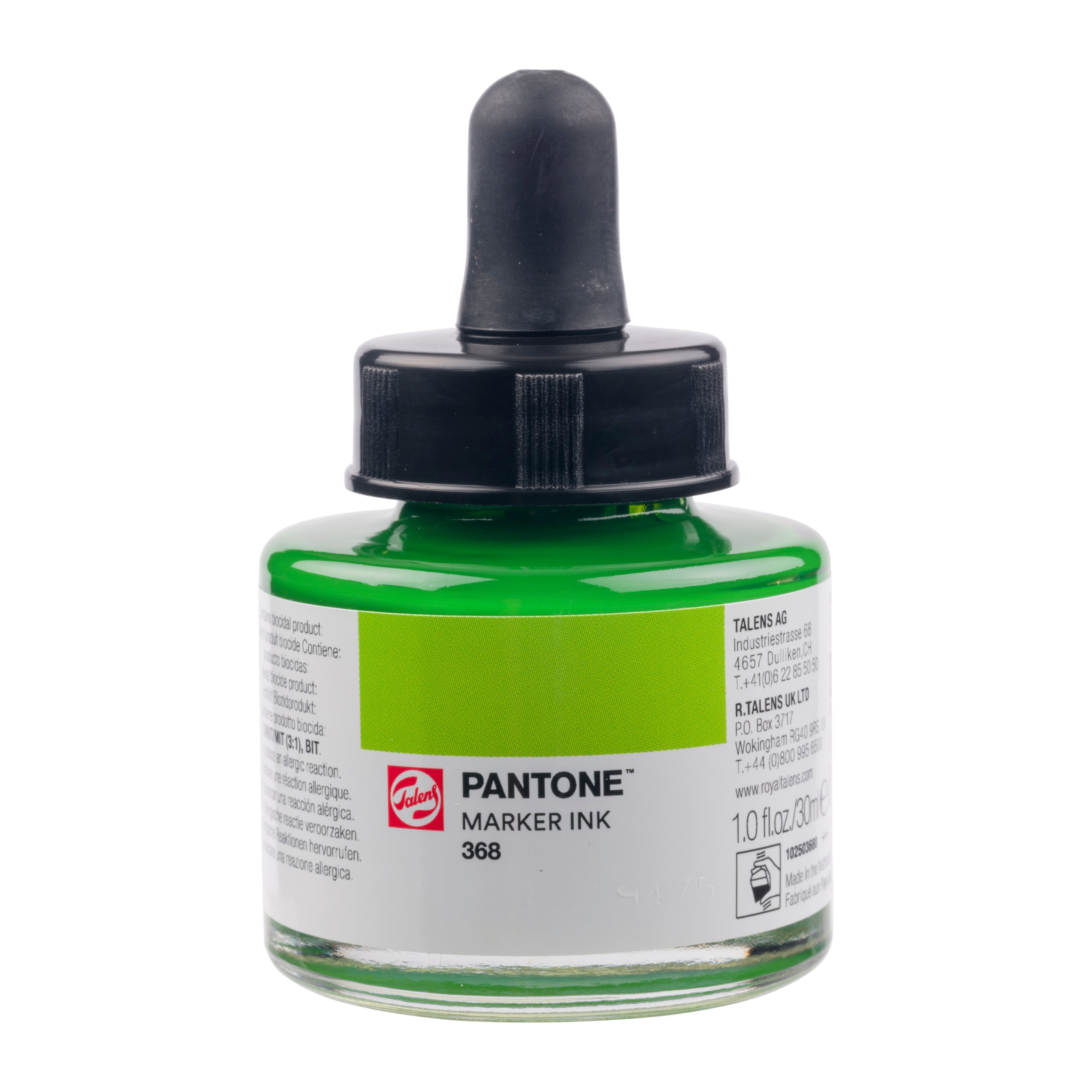 Talens Pantone Marker Ink 30ml Lime Green