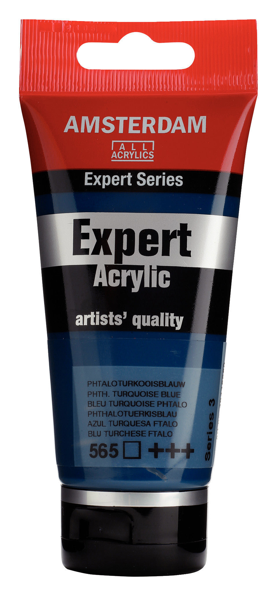 Amsterdam Expert Series Acrylic Tube 75 ml B Phthalo Turquoise Blue