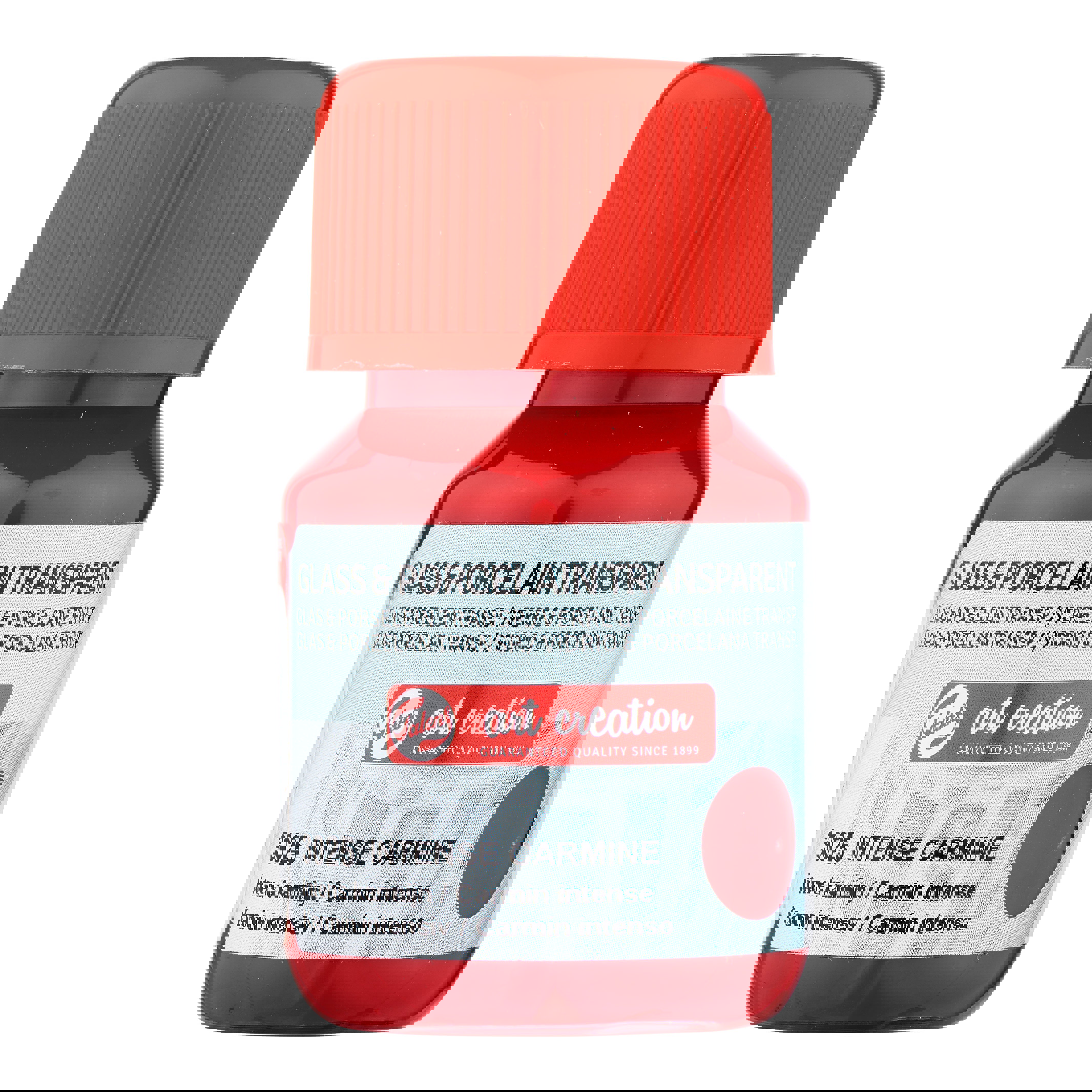 Talens Art Creation Glass & Porcelain Transparant Bottle 30 ml Intense Carmine