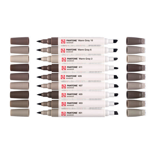 Talens Pantone Set Warm Gray x9 Markers Thumbnail