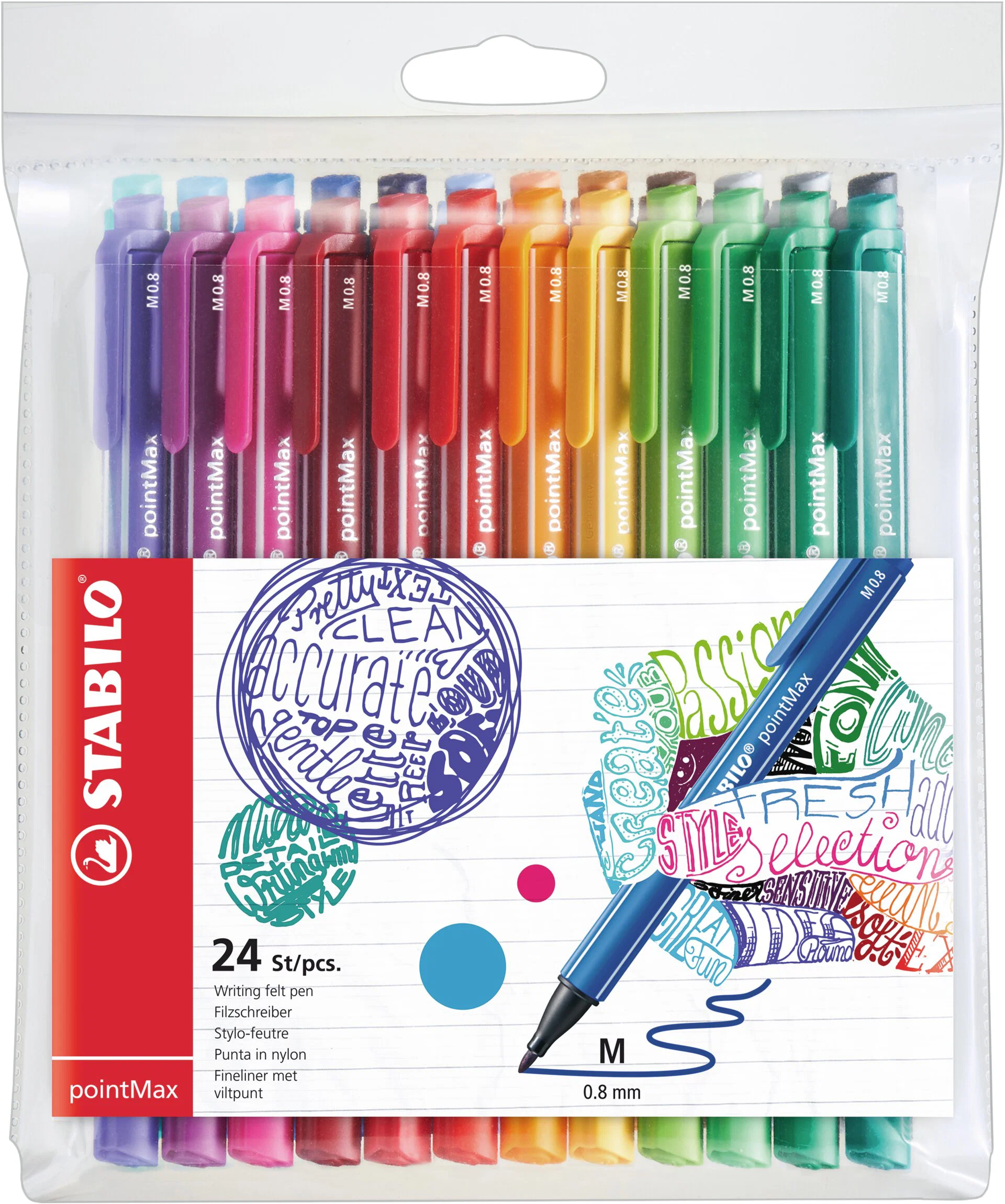 Stabilo pointMax Wallet 24 Pieces Thumbnail