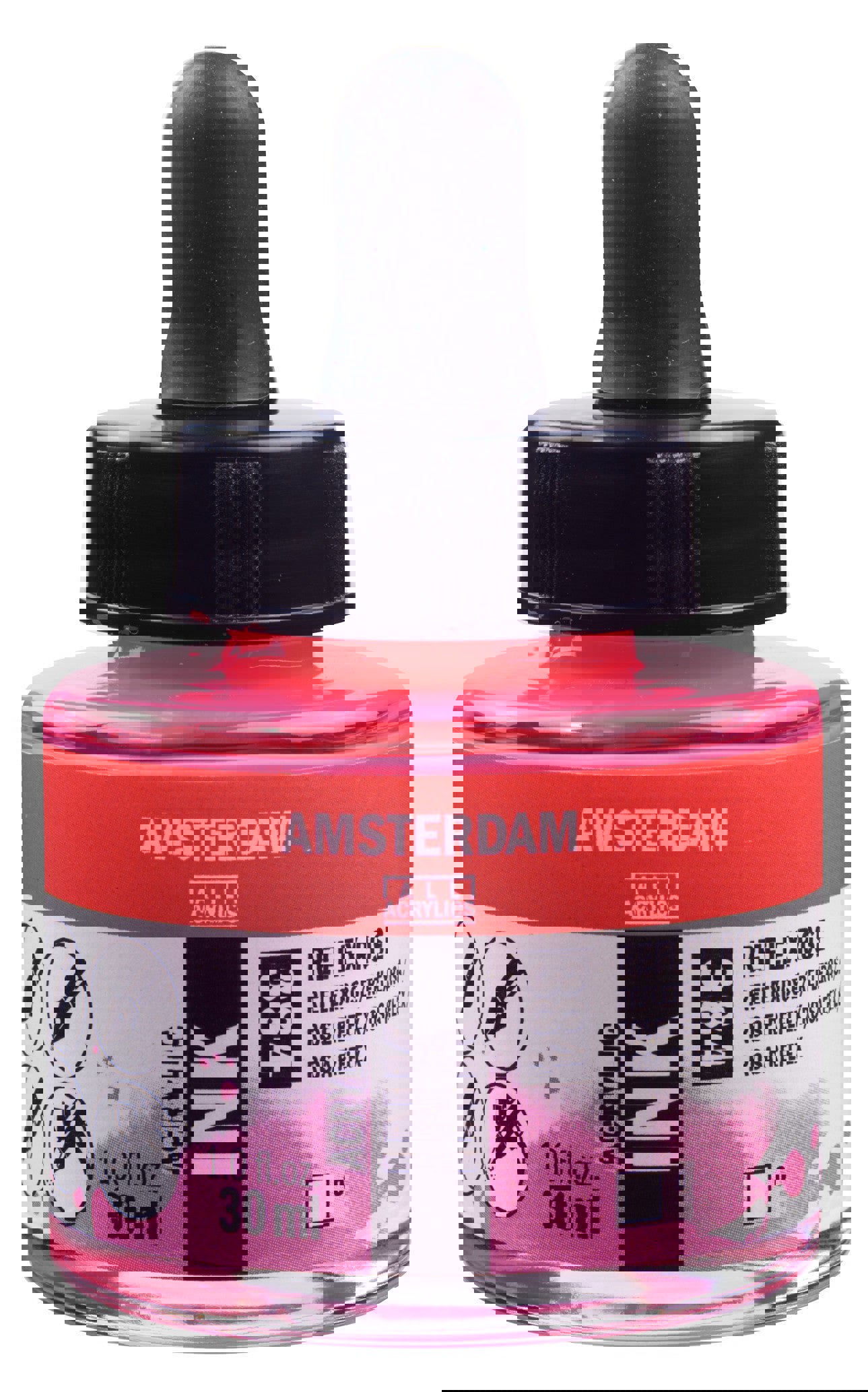 Amsterdam Acrylic Ink Bottle 30 ml Reflex Rose