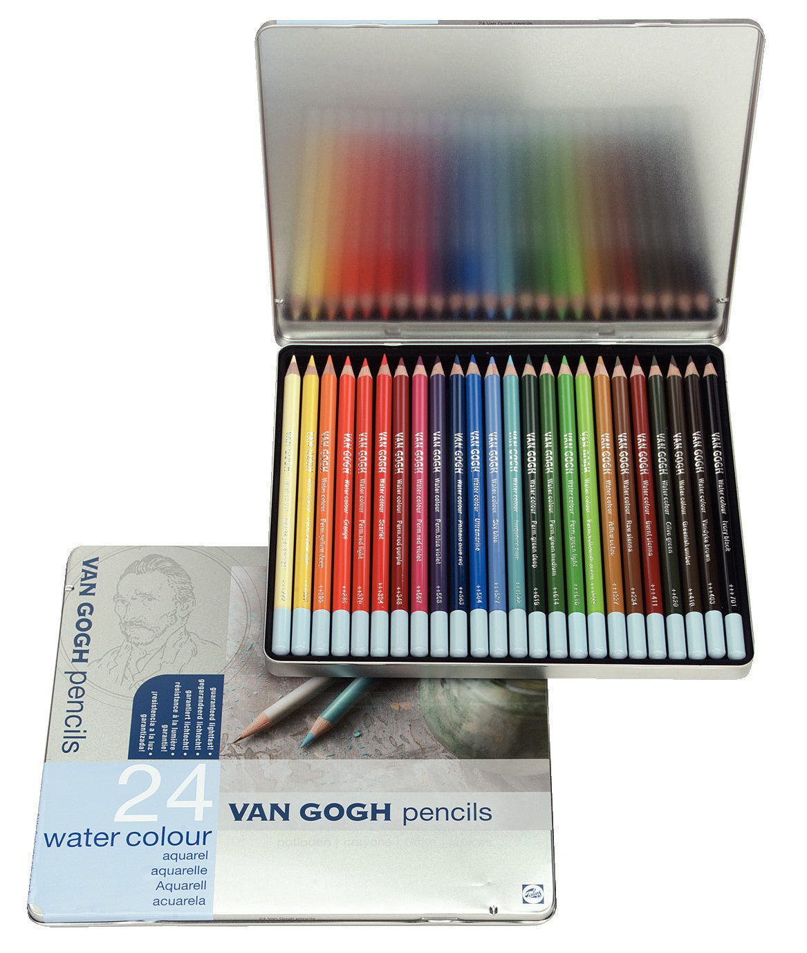 Van Gogh Watercolour pencil basic set | 24 colours Multicolour