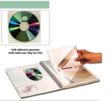 RENZ CD Self Adhesive Pouches 127X127 Pack Of 100