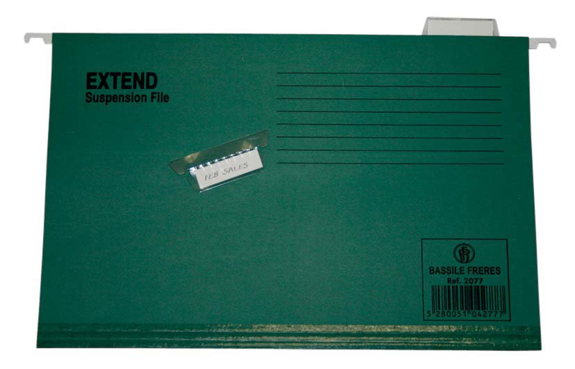 EXTEND Susp File 240g W/O Fasteners FC std Gn
