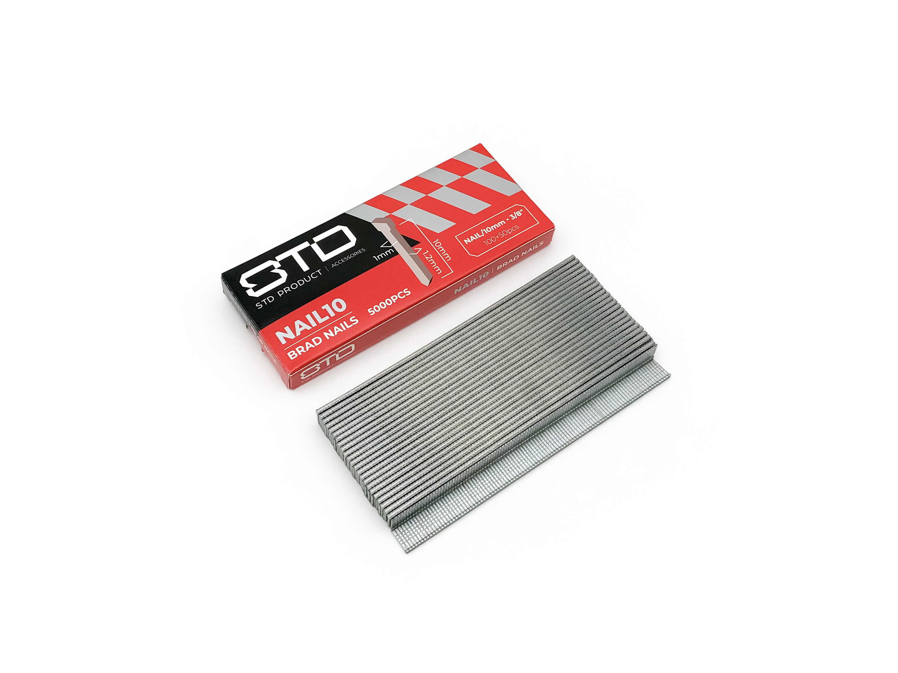 STD Brad Nails 10mm (100x50=5000 Pcs)