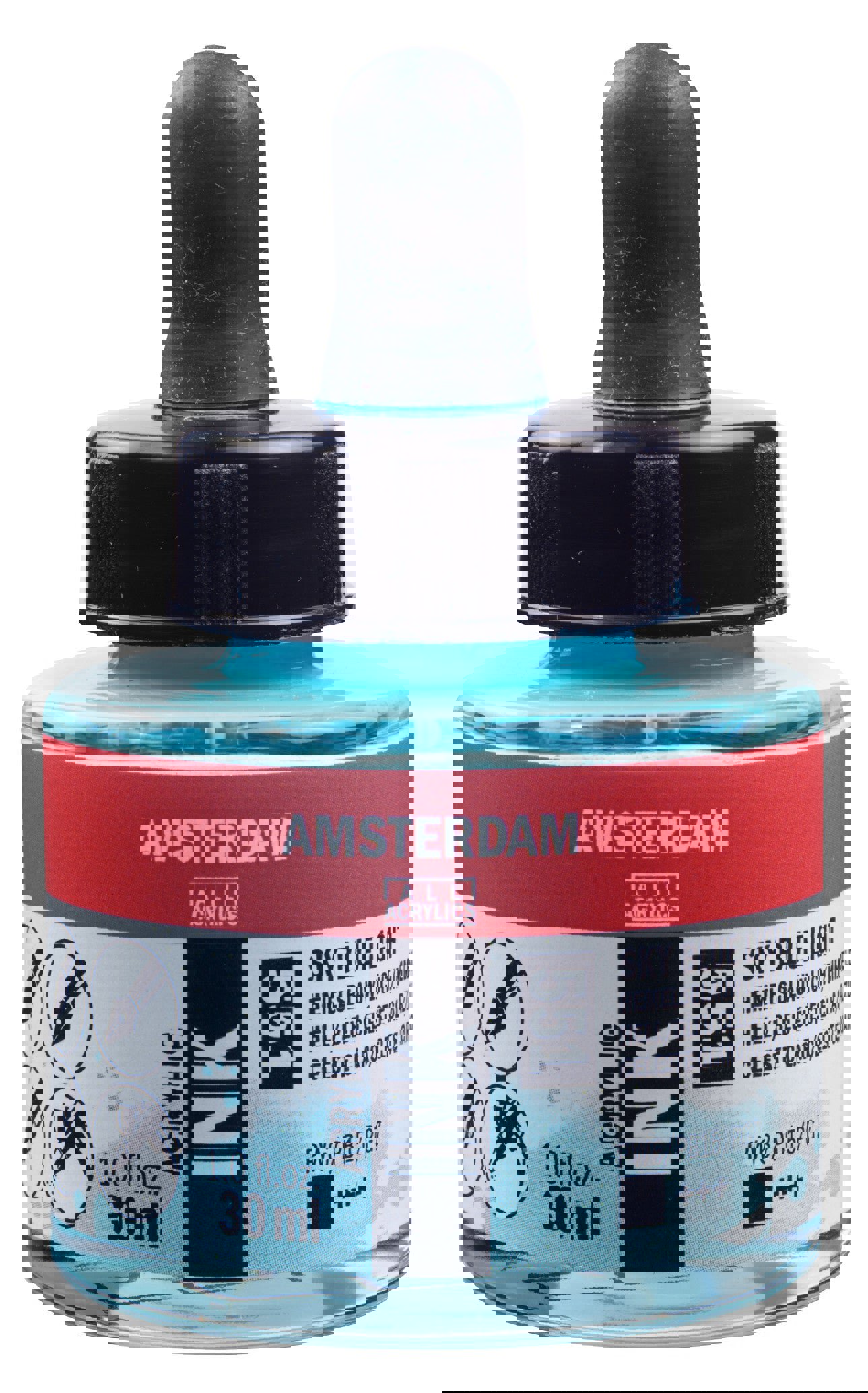 Amsterdam Acrylic Ink Bottle 30 ml B Sky Blue Light