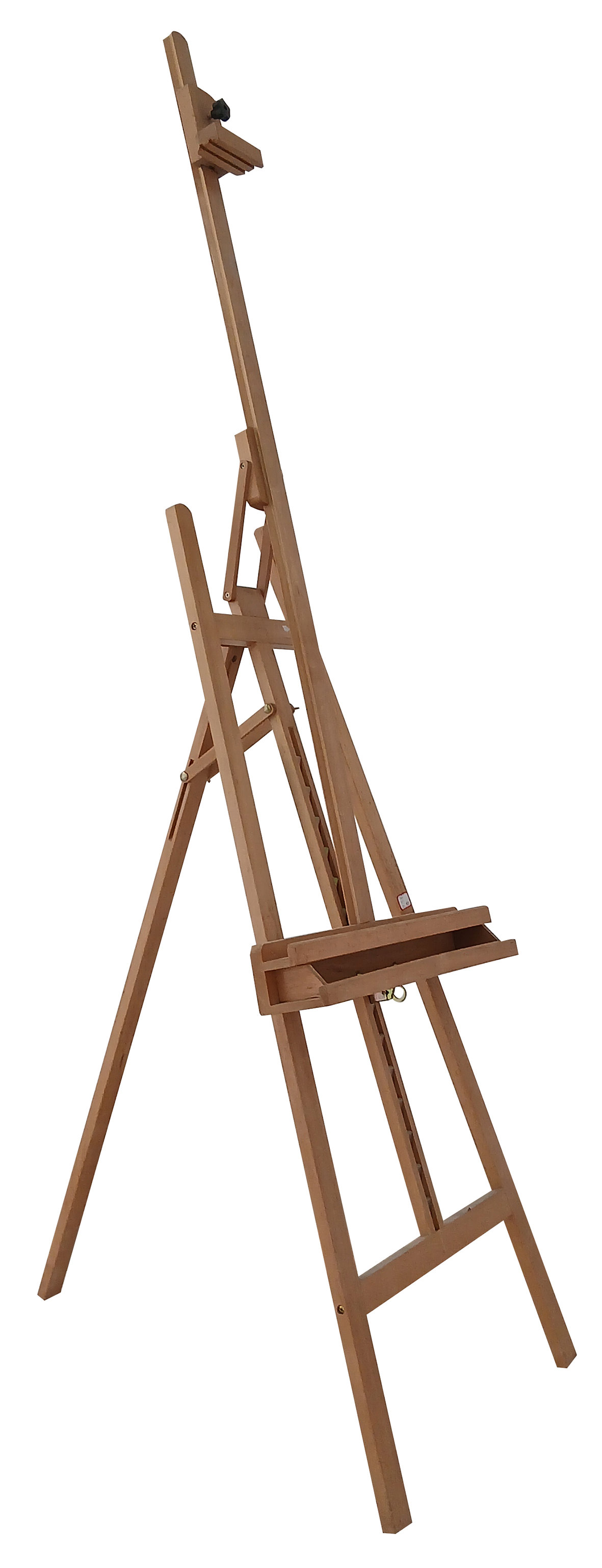 BOZART Floor Easel Solid Beech Wood 173cm with compartment