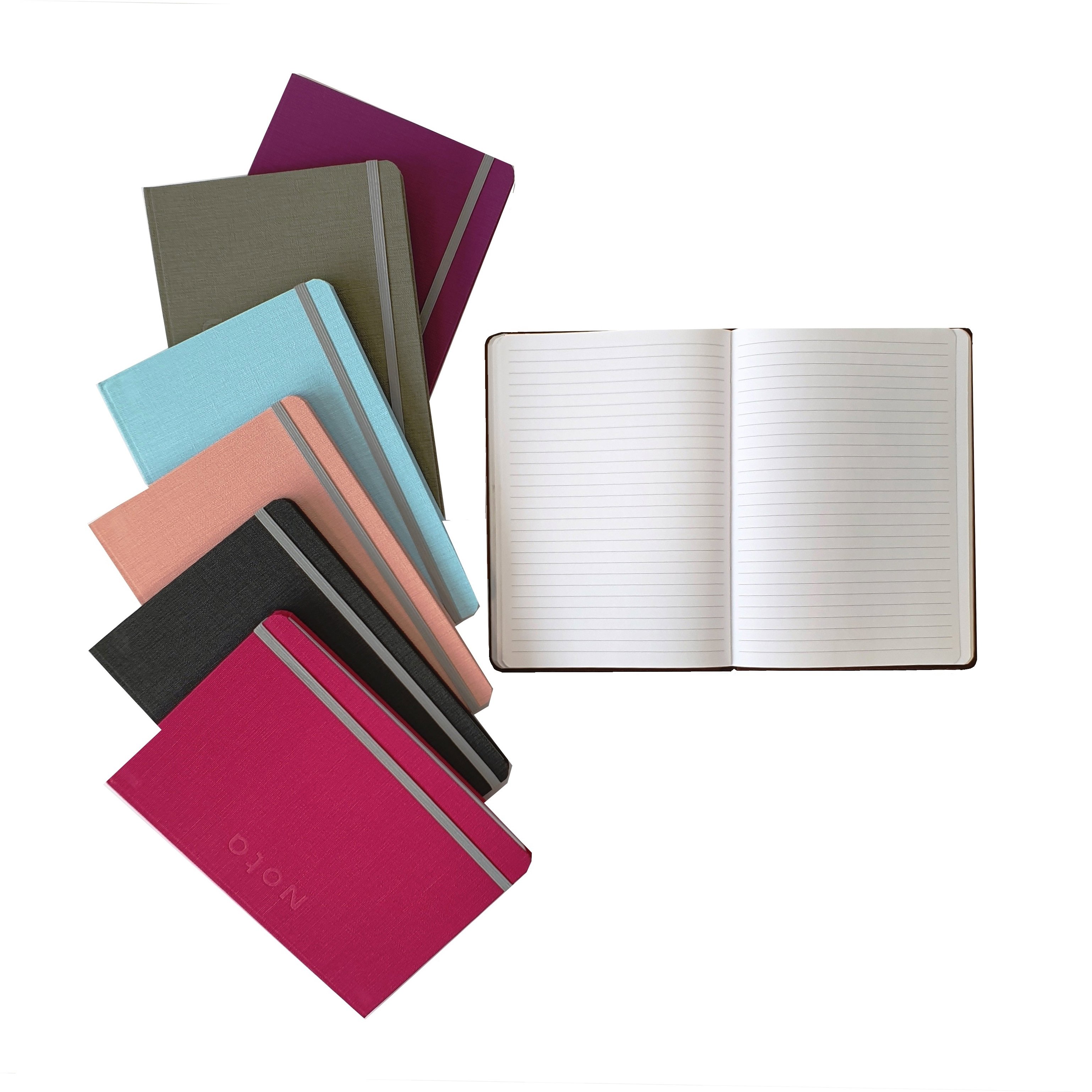 NOTA Office Book 80g HC Elastic cord Lines-96sh B5