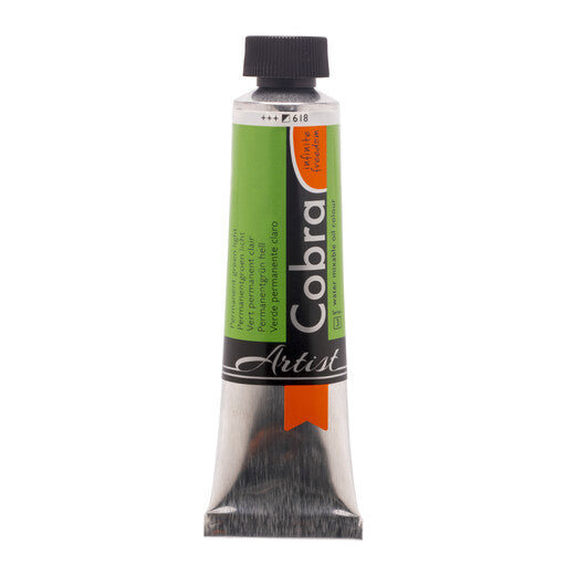 Cobra Artist Oil Colour Tube 40 ml G Permanent Green Light
