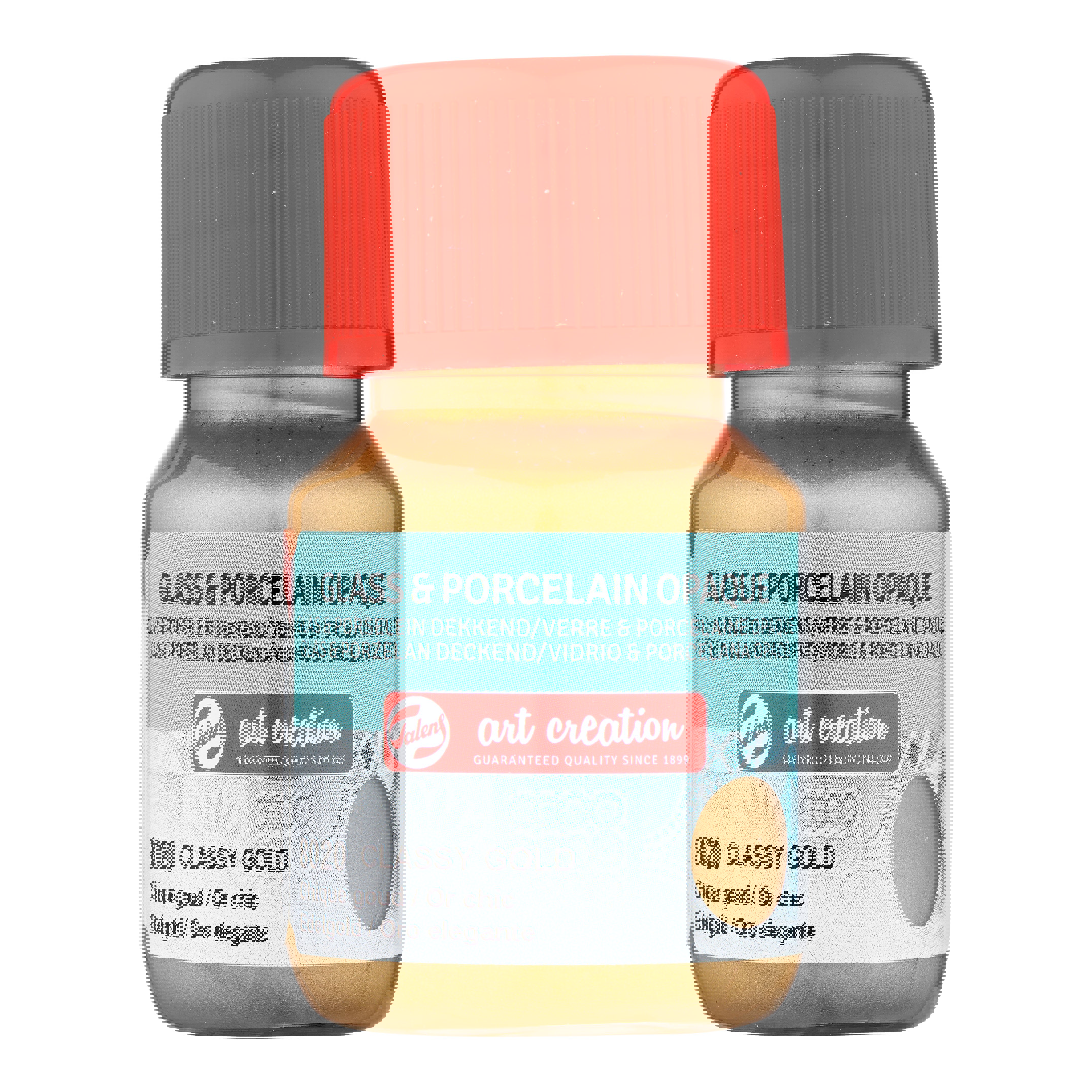 Talens Art Creation Glass & Porcelain Opaque Bottle 30 ml Classy Gold