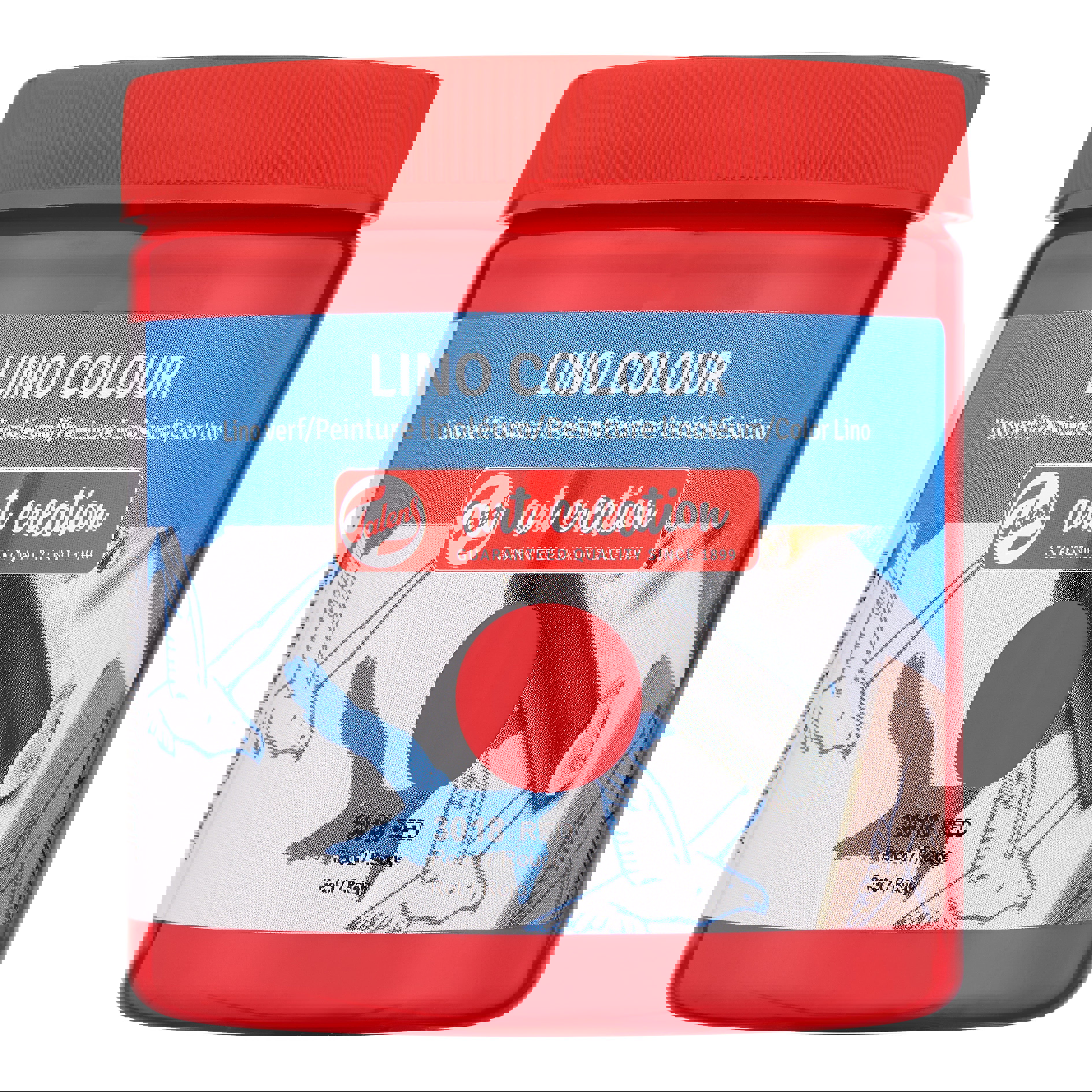 Talens Art Creation Lino Colour Jar 250 ml Red