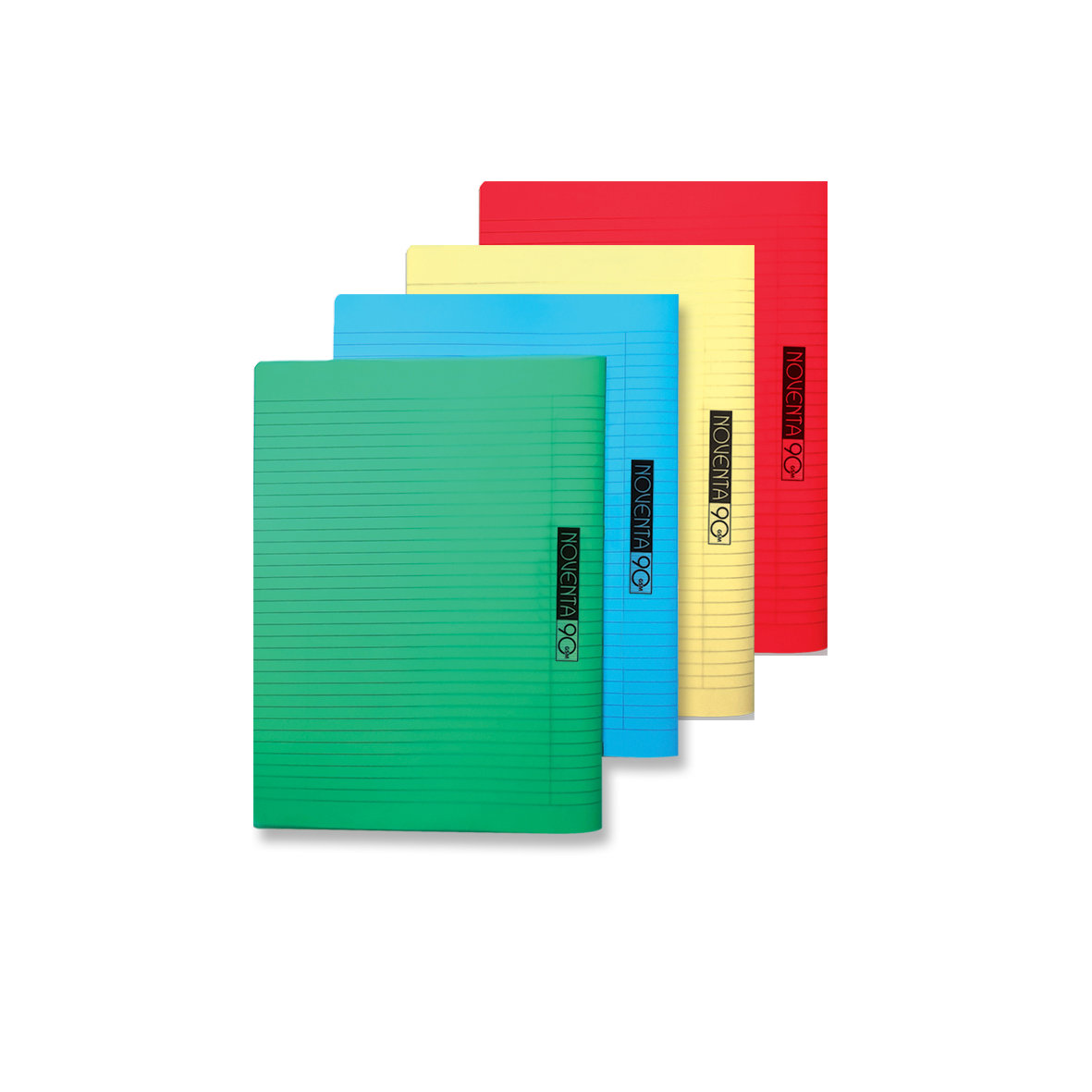 NOVENTA 90 GSM COPYBOOKS Exercise Book Lines, 48 Sheets, A5, Left/Right Opening, Green
