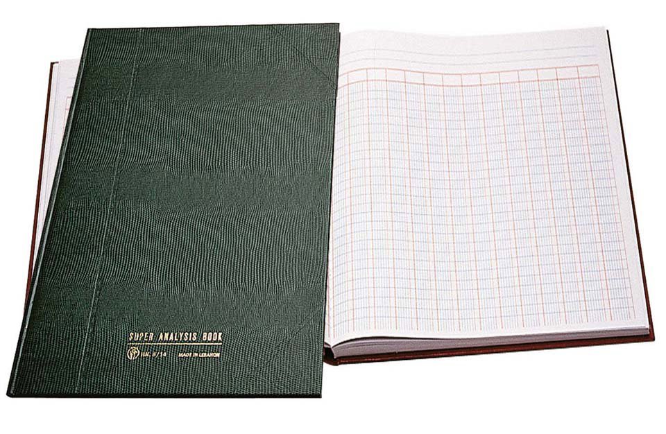 Analysis Book- L.Op- 14 Col. B4-100sh