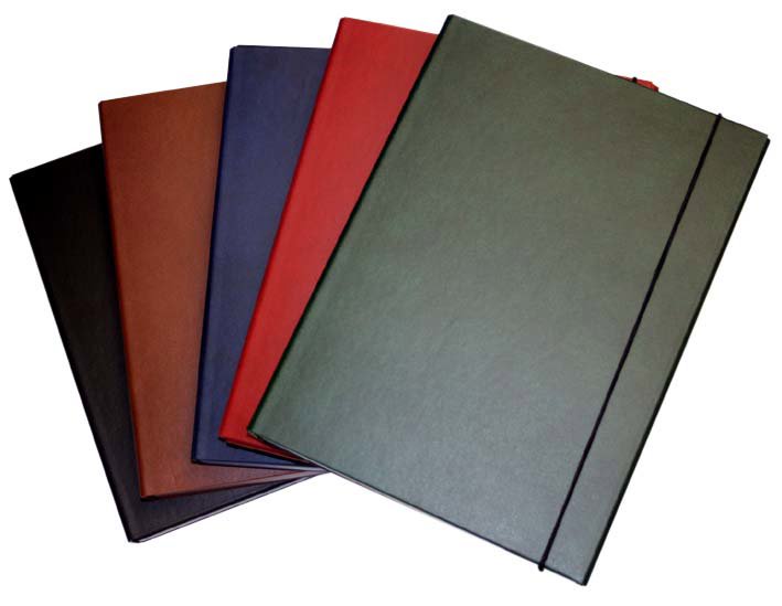 SKYFILE Flap File-w/elastic-FC 4cm- Burgundy