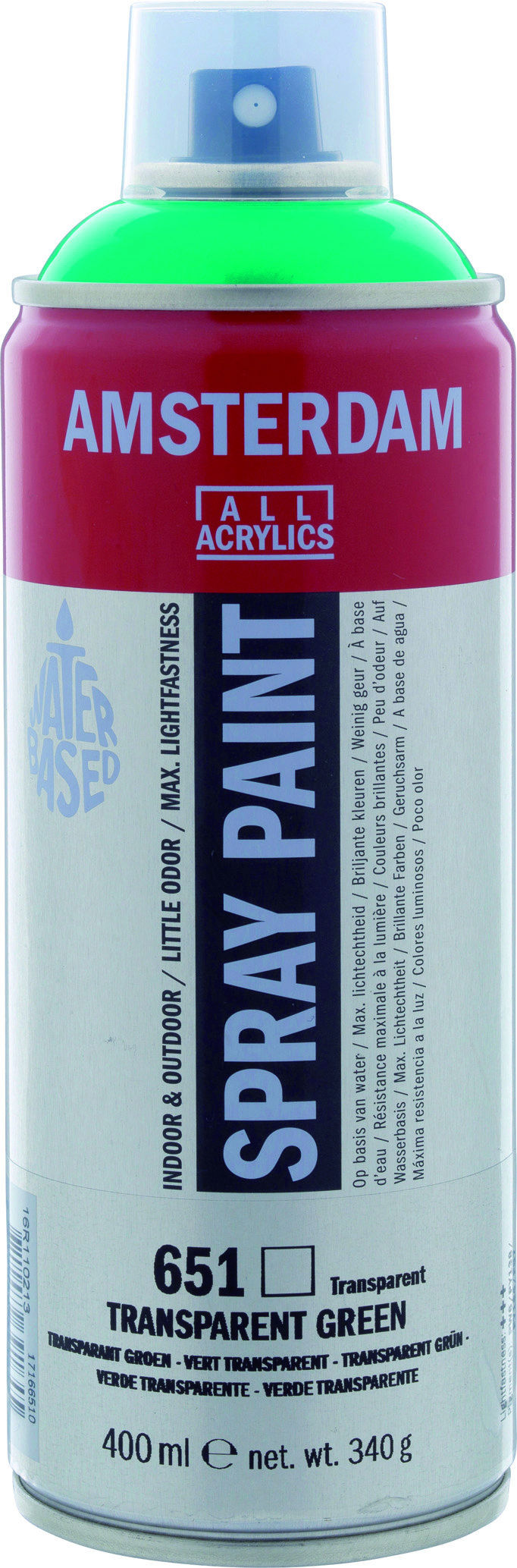 AAC SPRAY 400ML TRANSP.GREEN