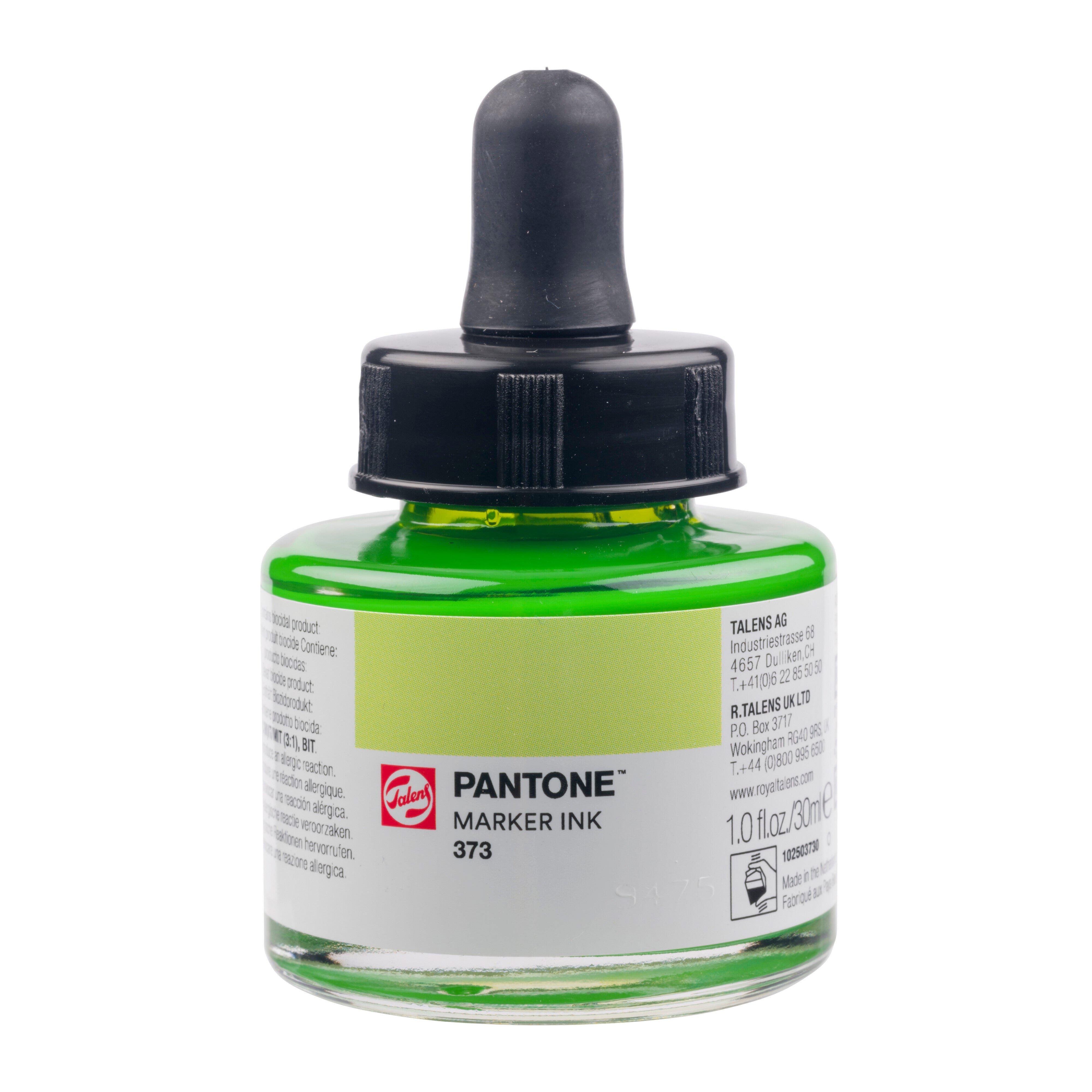 Talens Pantone Marker Ink 30ml Lime Sorbet