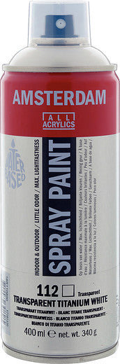 Amsterdam Spray Paint 400 ml Transparent Titanium White