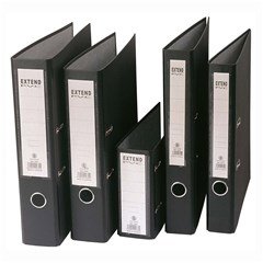 EXTEND Letter-file PVC label 8cm B5- Black