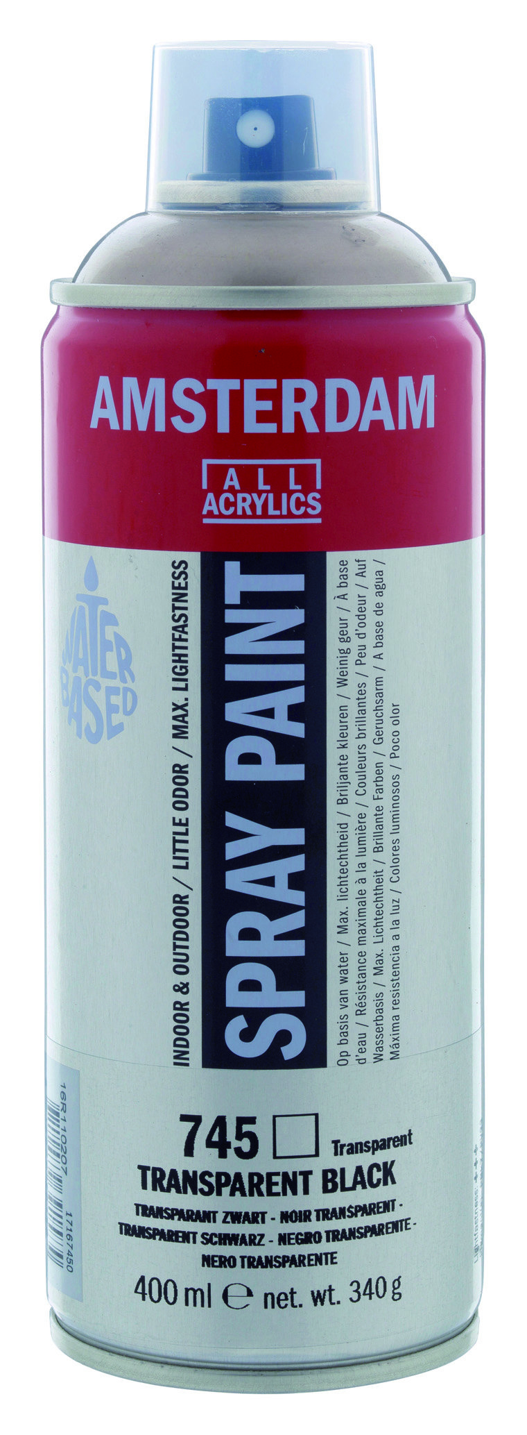 AAC SPRAY 400ML TRANSP.BLACK