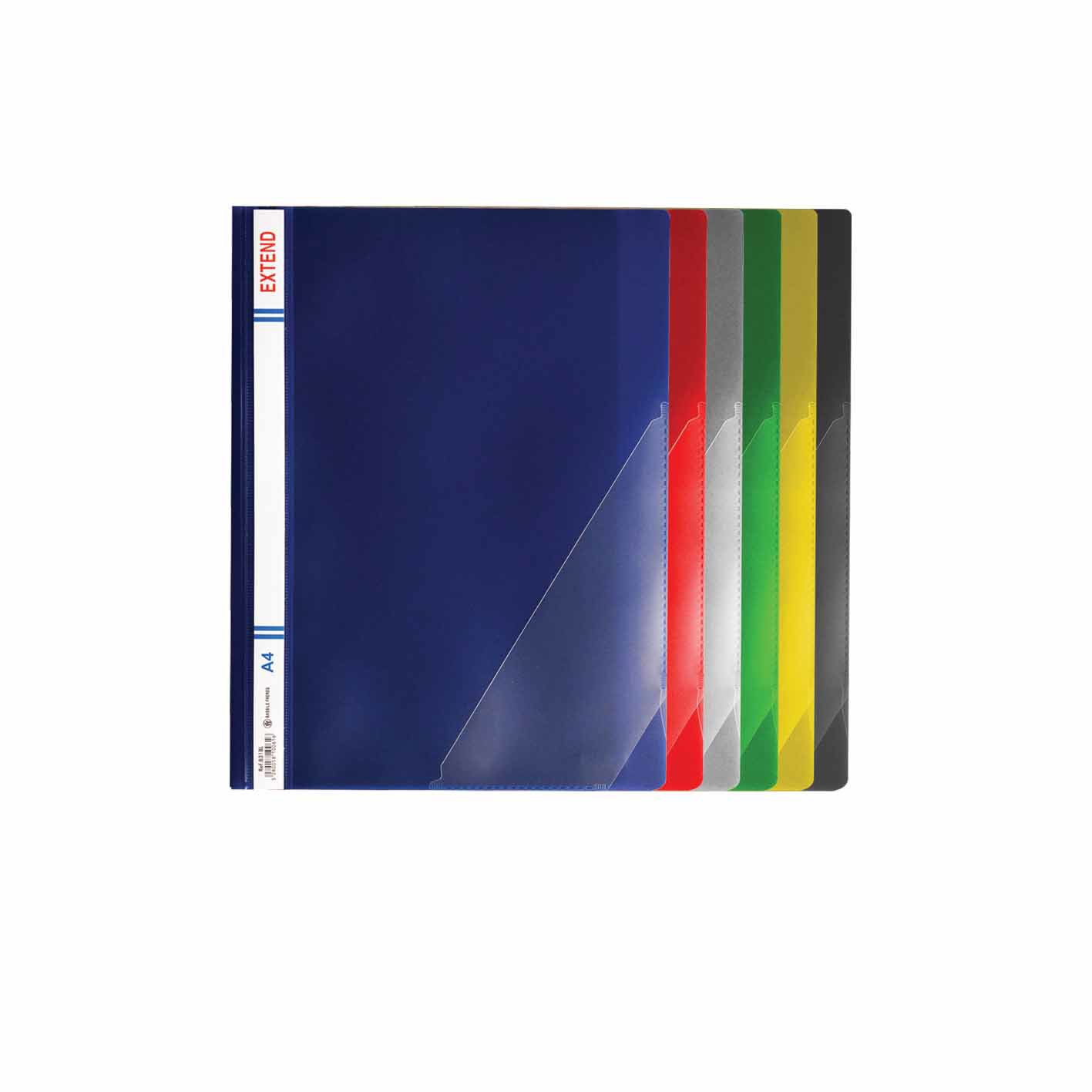 Project Folder 8cm Fastener A4 - Grey