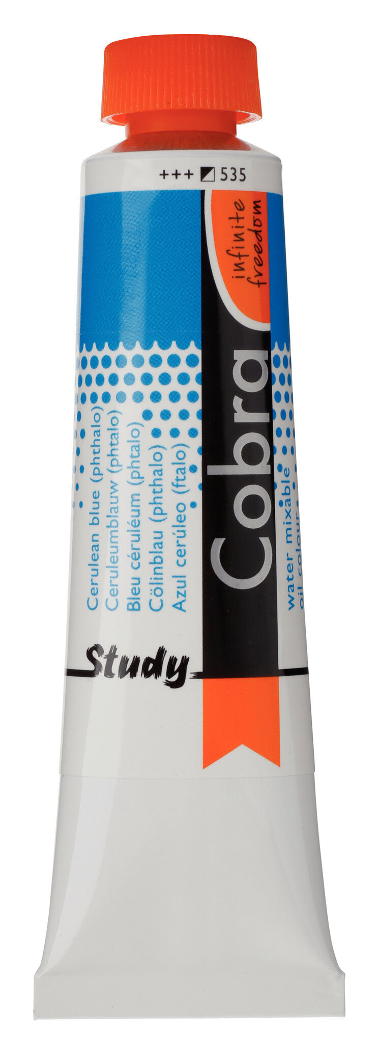 Cobra Study Oil Colour Tube 40 ml Cerulean Blue (Phthalo)