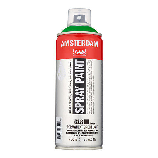 Amsterdam Spray Paint 400 ml Permanent Green Light
