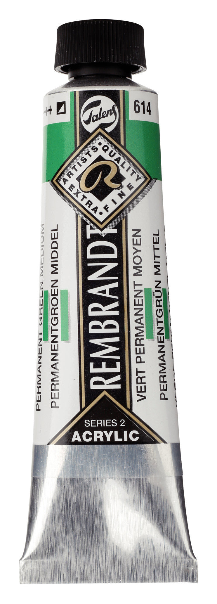 Rembrandt Acrylic Colour Tube 40 ml Permanent Green Medium